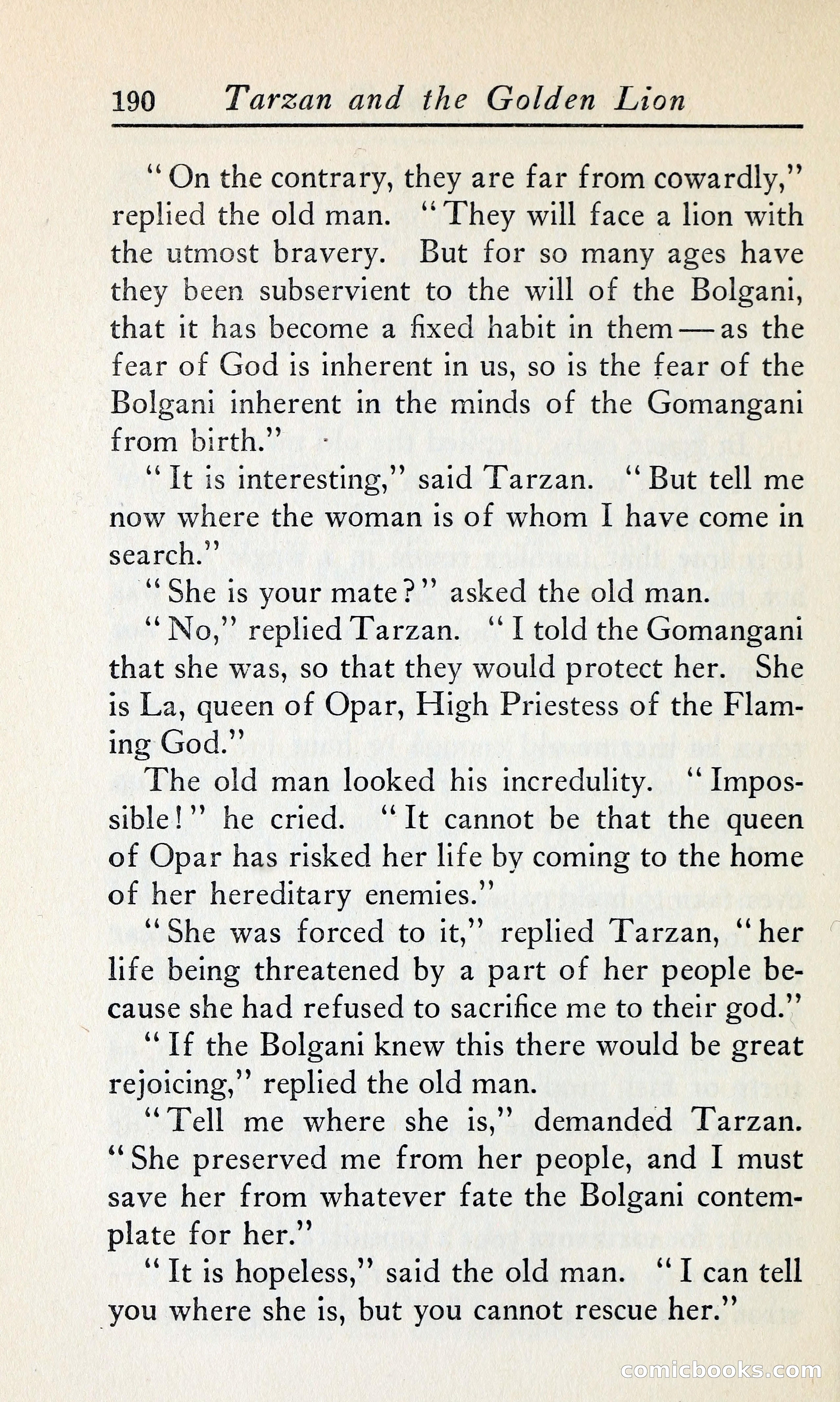 Tarzan and the Golden Lion — page 213 of 370