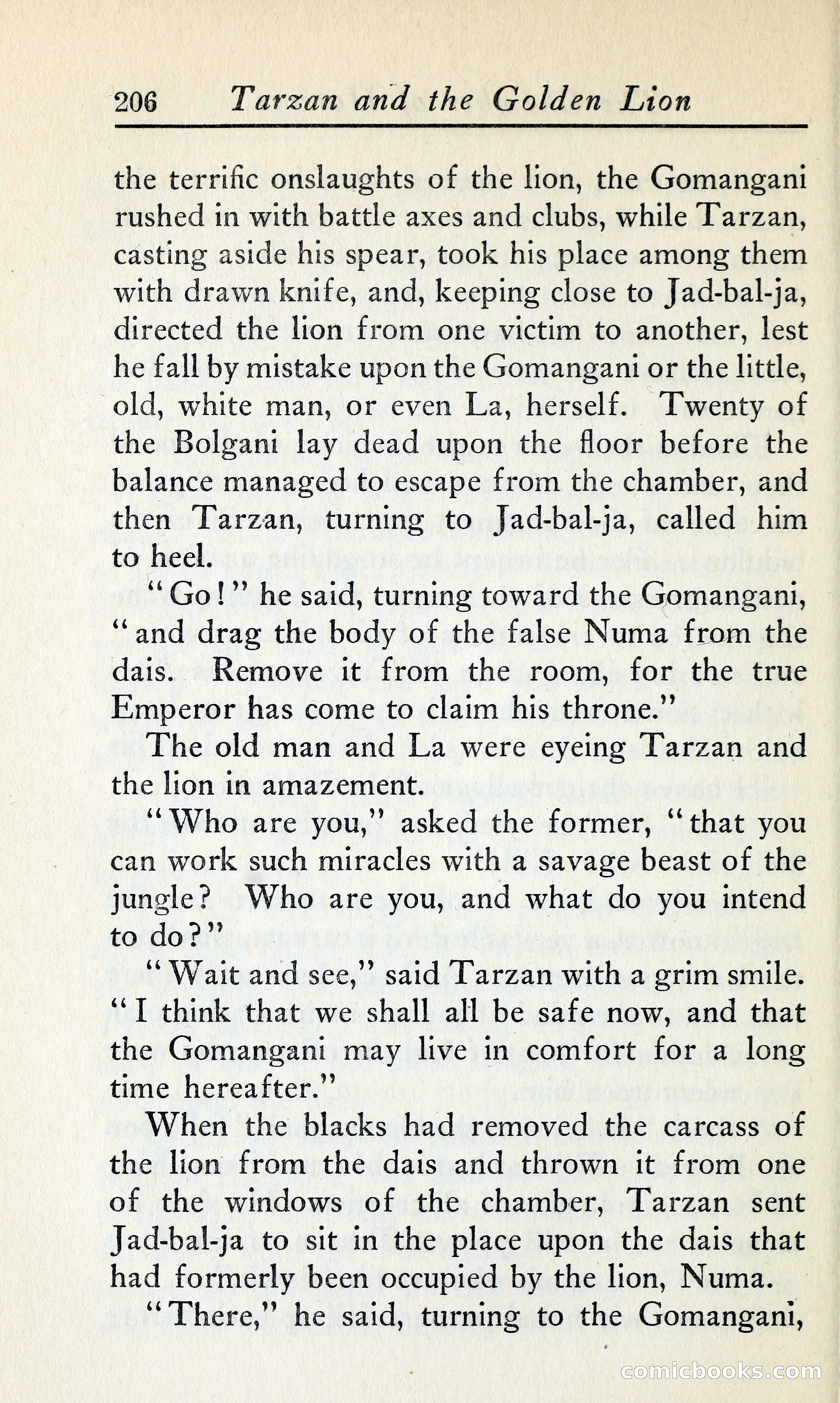 Tarzan and the Golden Lion — page 229 of 370