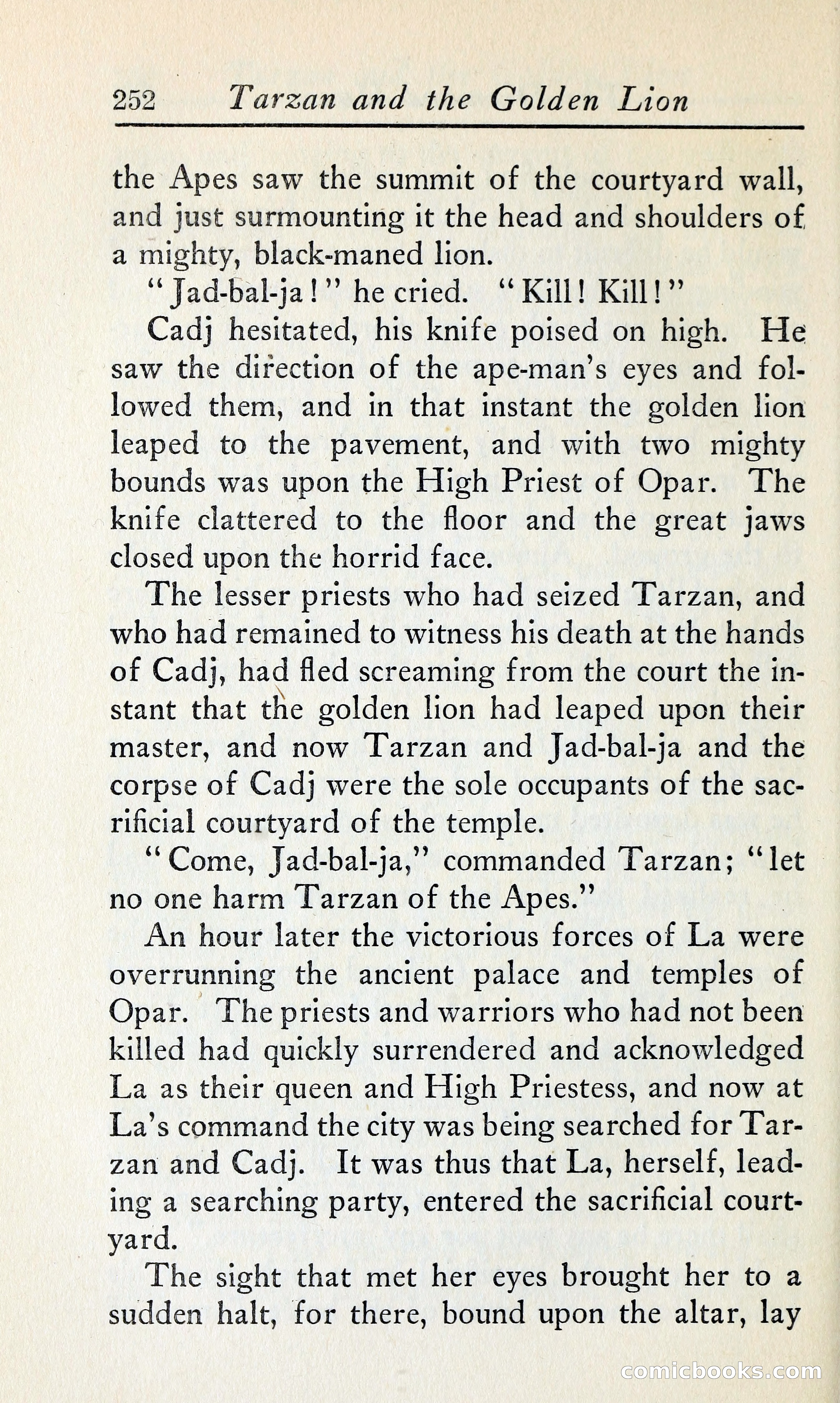Tarzan and the Golden Lion — page 275 of 370