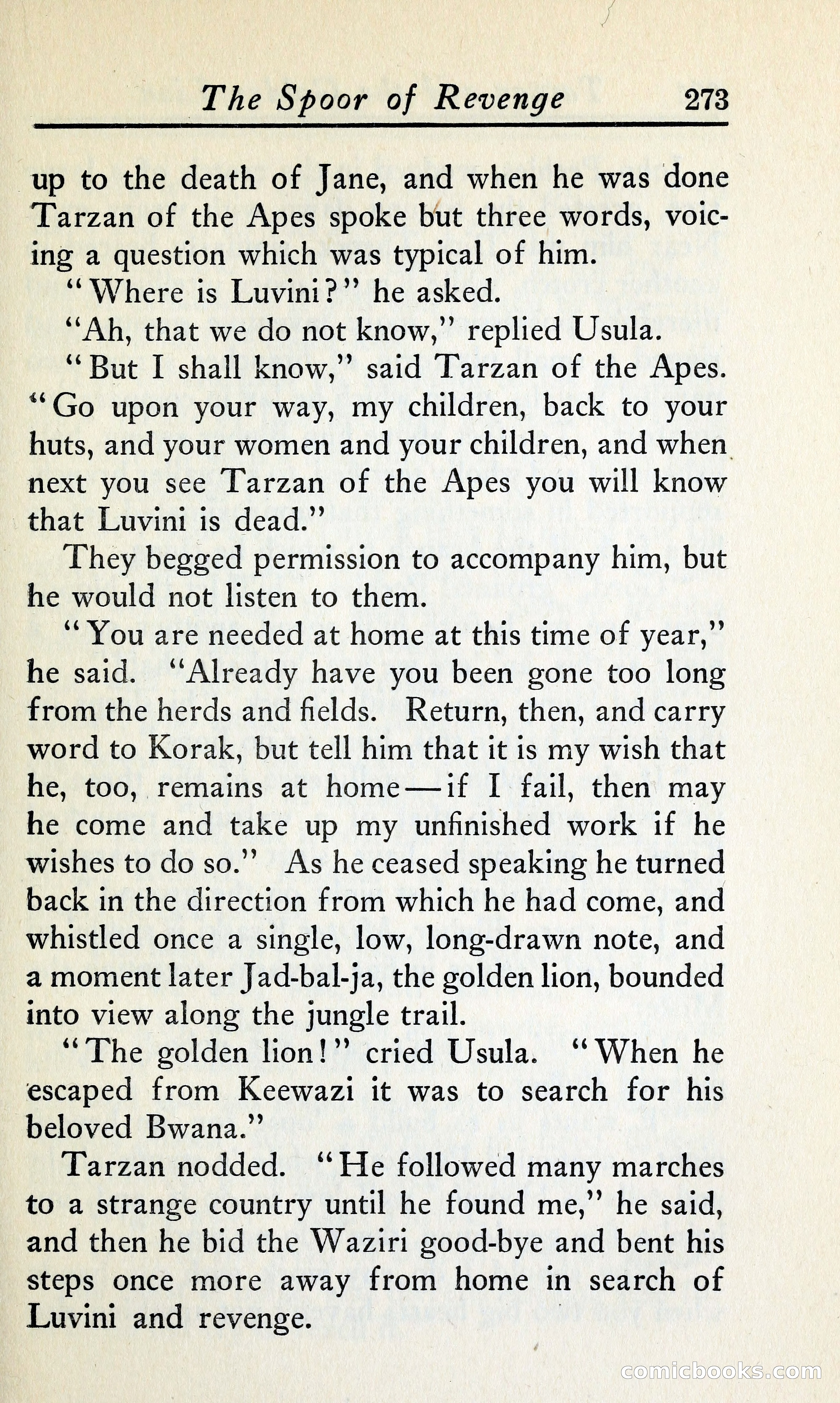 Tarzan and the Golden Lion — page 300 of 370