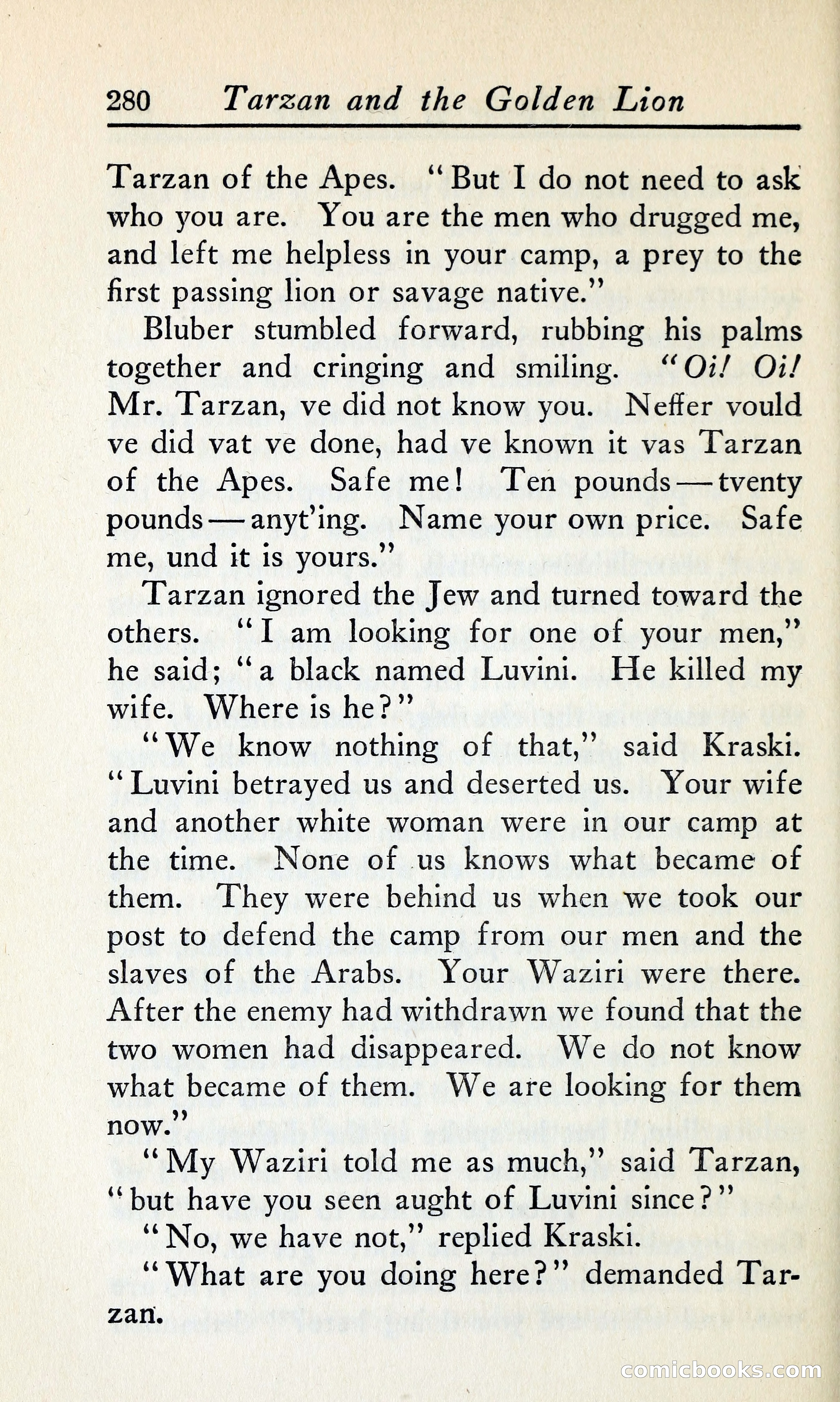 Tarzan and the Golden Lion — page 307 of 370