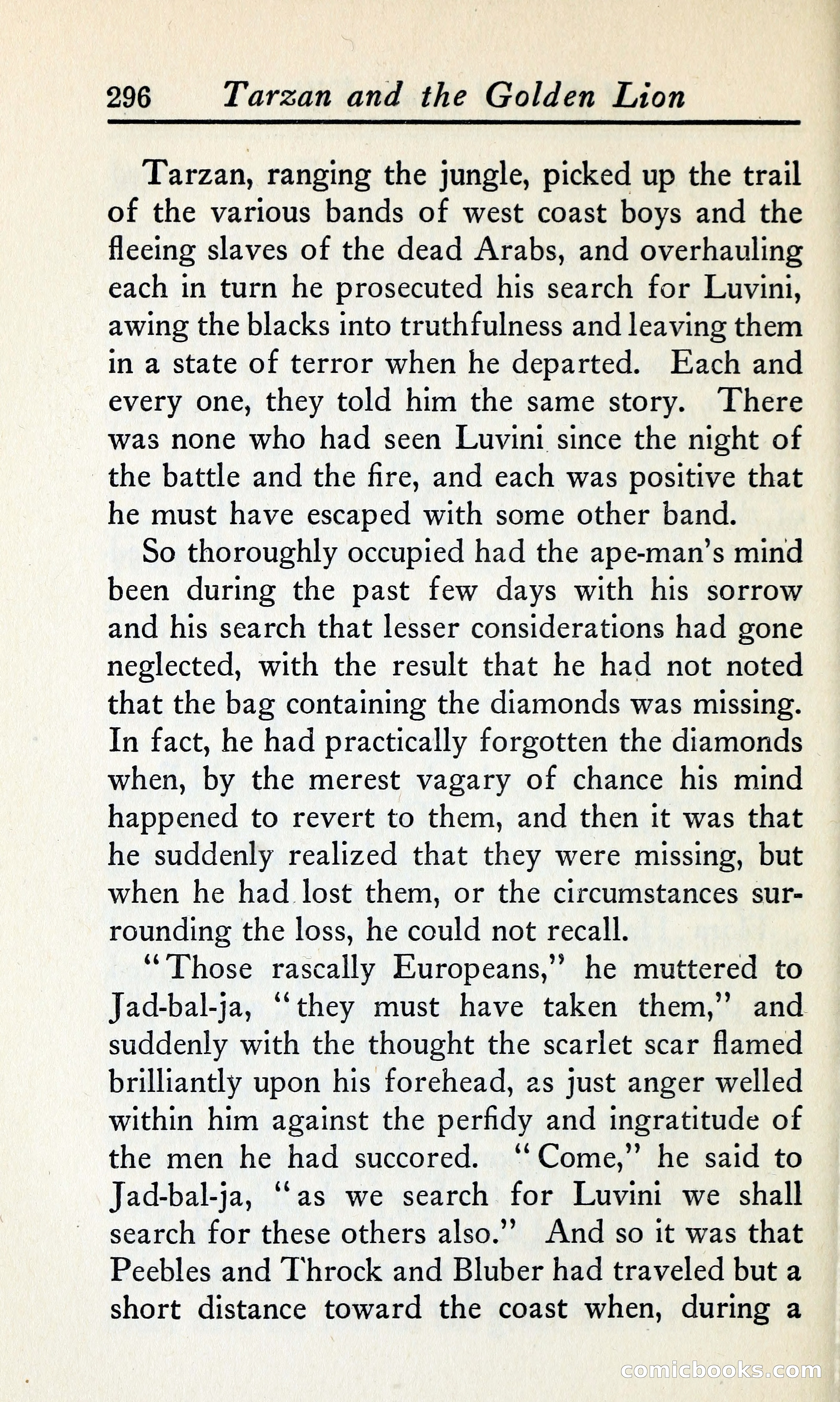 Tarzan and the Golden Lion — page 323 of 370