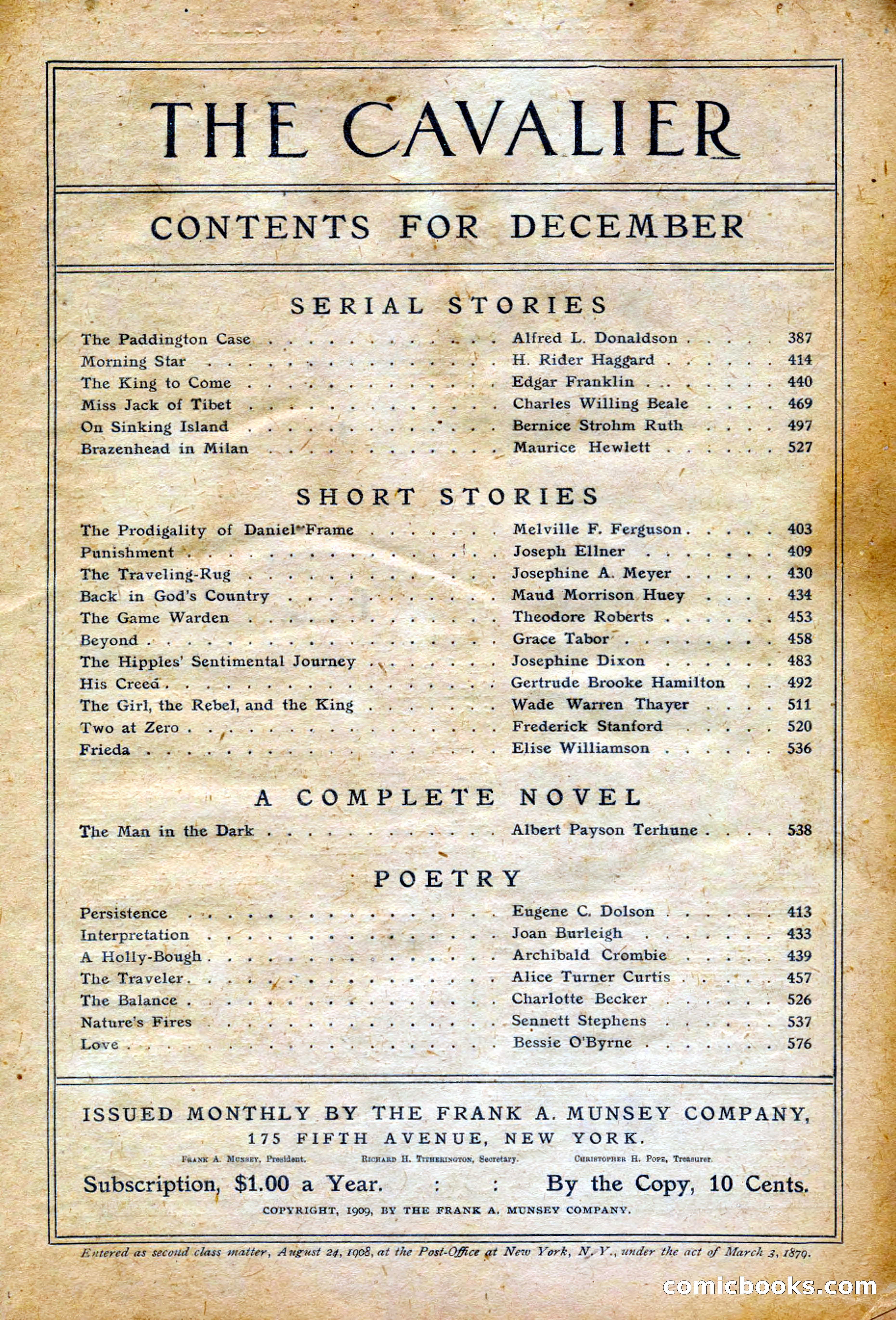 The Cavalier, Vol. 4, No. 3 — page 3 of 205