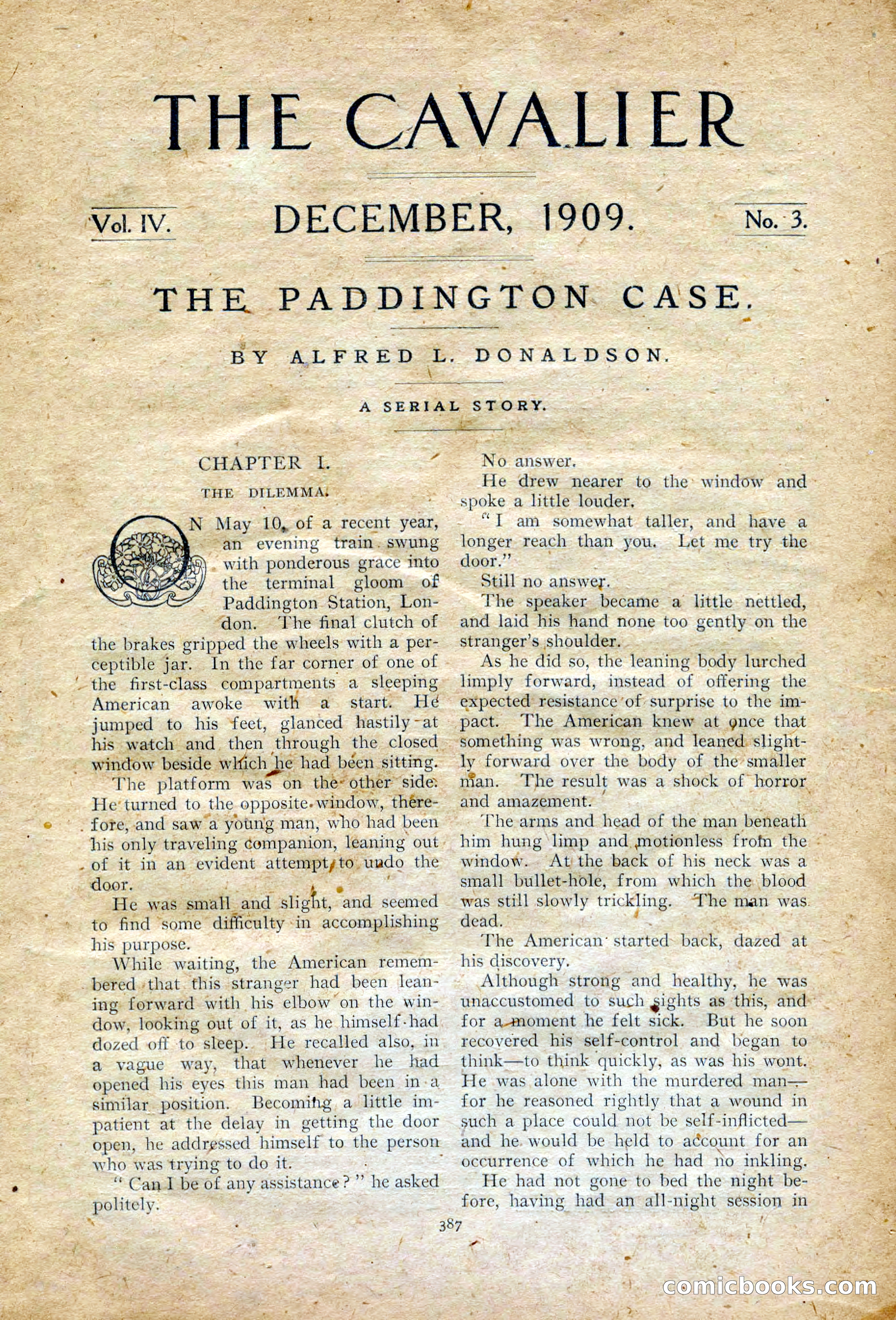 The Cavalier, Vol. 4, No. 3 — page 5 of 205