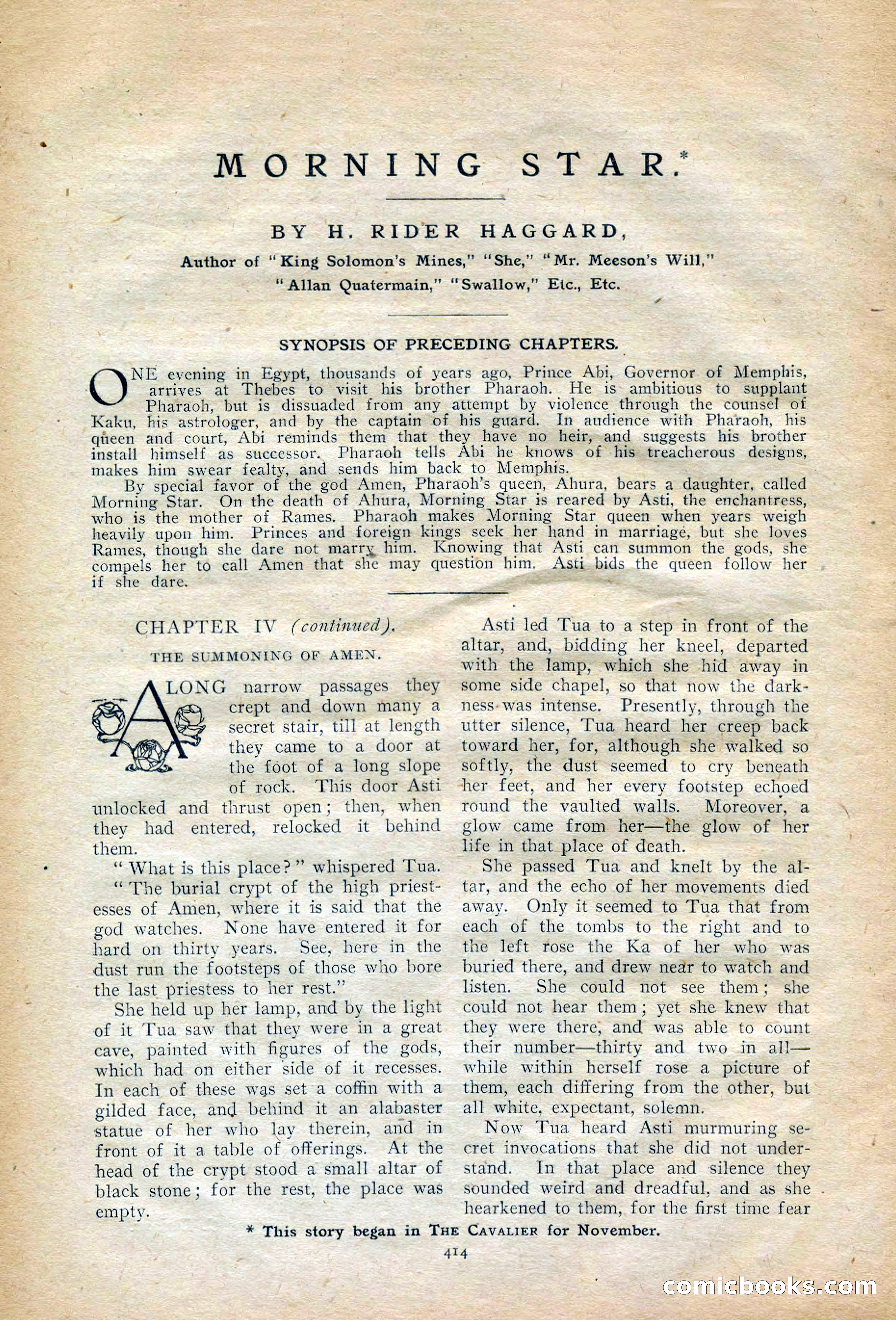 The Cavalier, Vol. 4, No. 3 — page 32 of 205