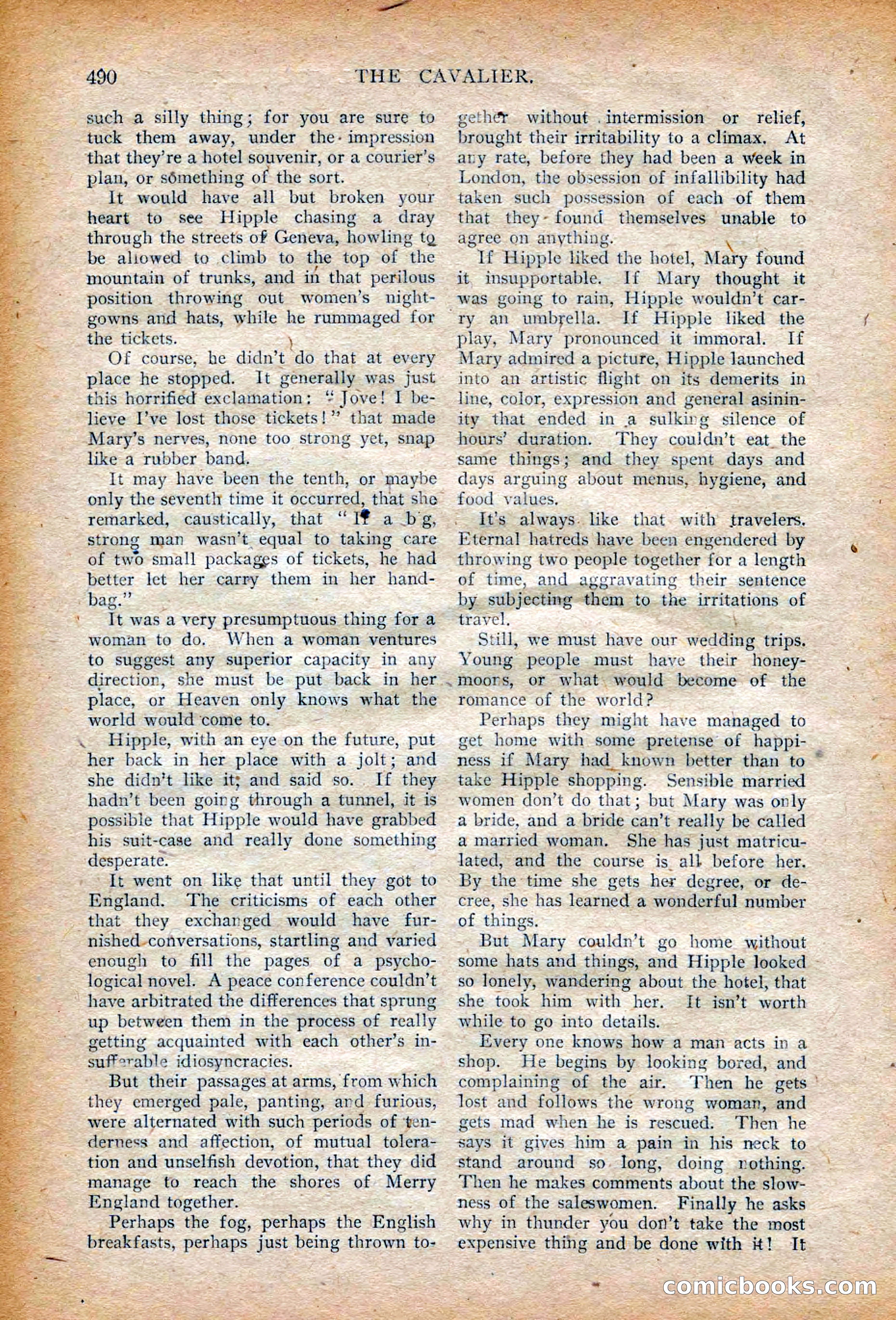 The Cavalier, Vol. 4, No. 3 — page 108 of 205