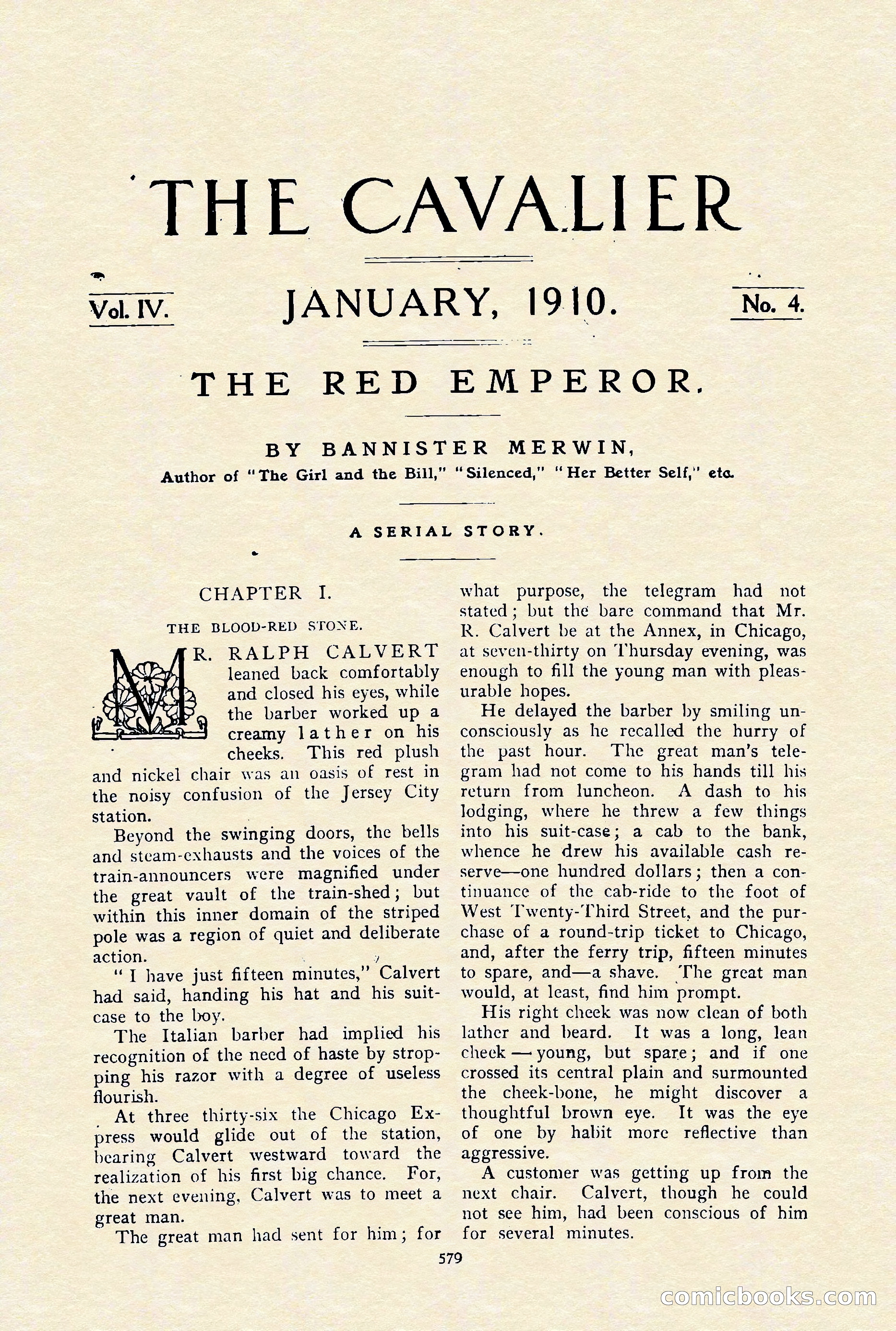 The Cavalier, January 1910 — page 3 of 204