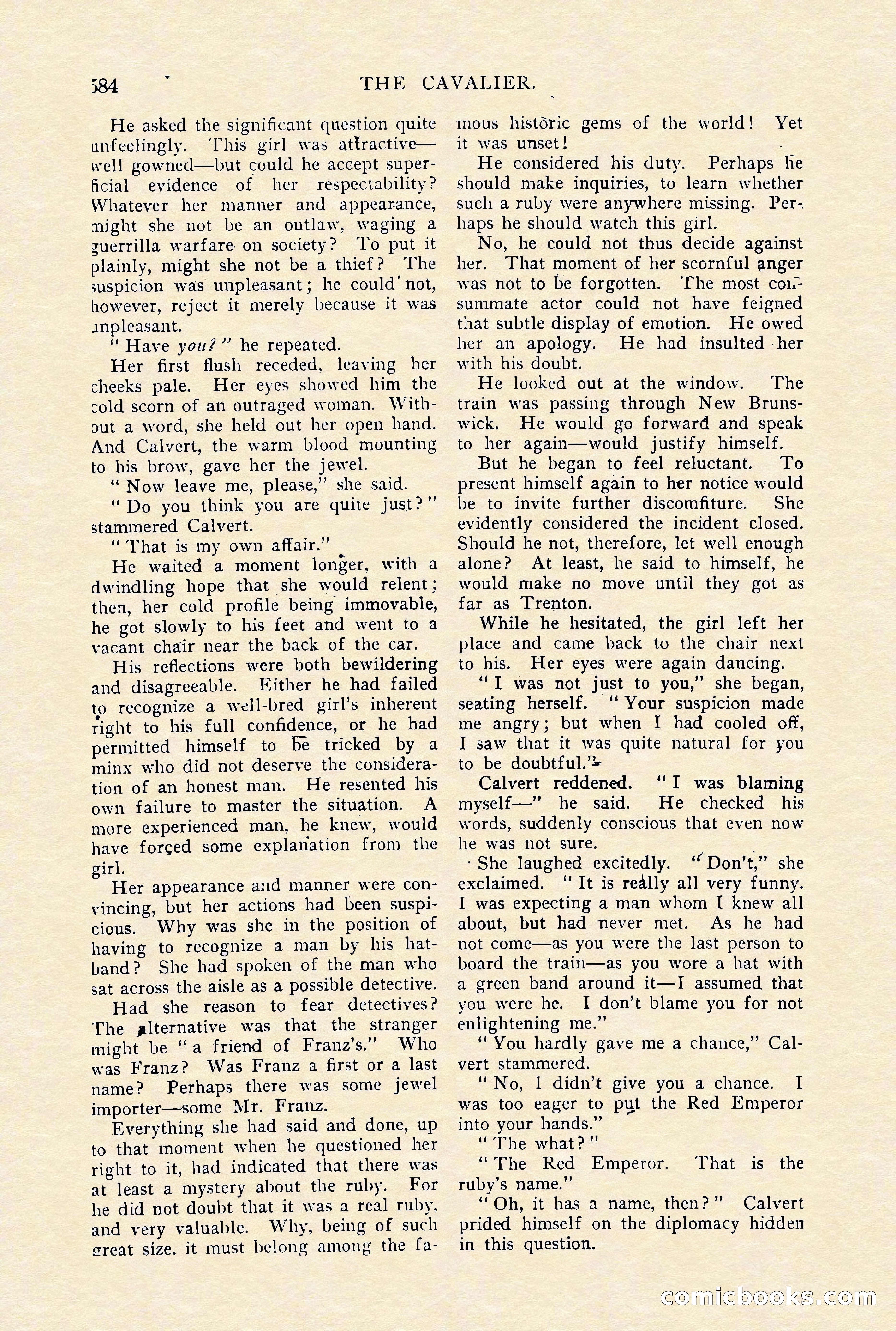 The Cavalier, January 1910 — page 8 of 204