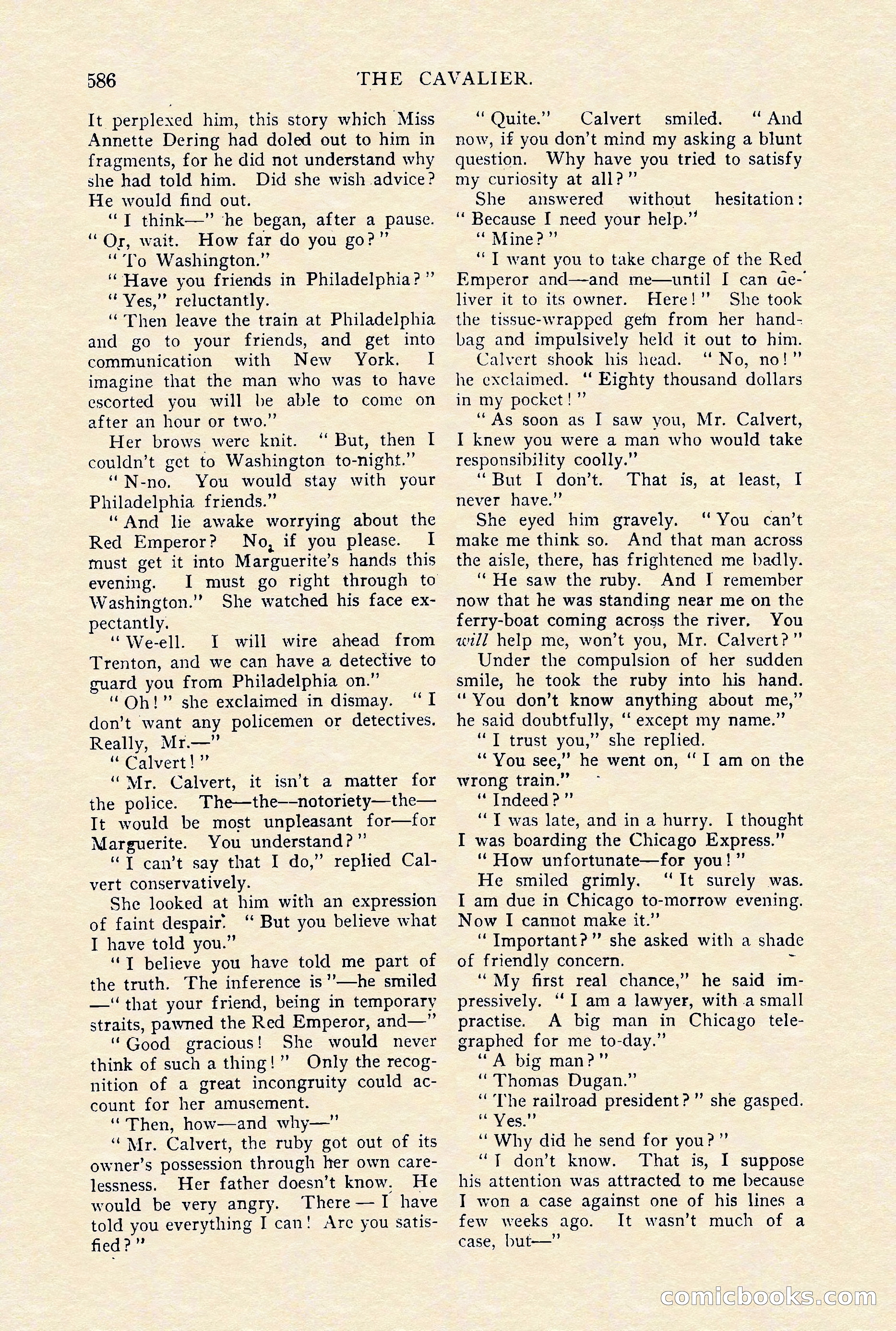 The Cavalier, January 1910 — page 10 of 204