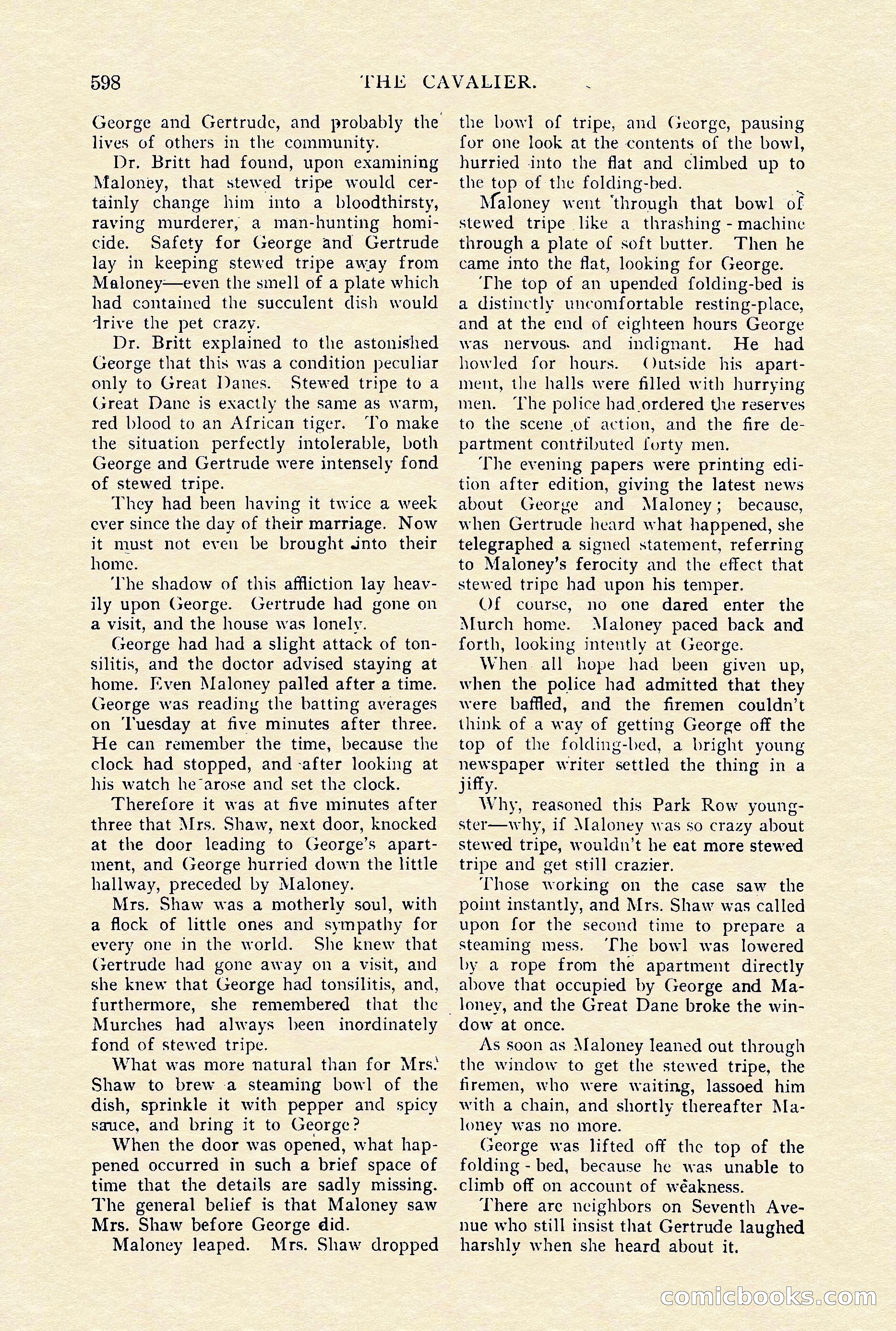 The Cavalier, January 1910 — page 22 of 204