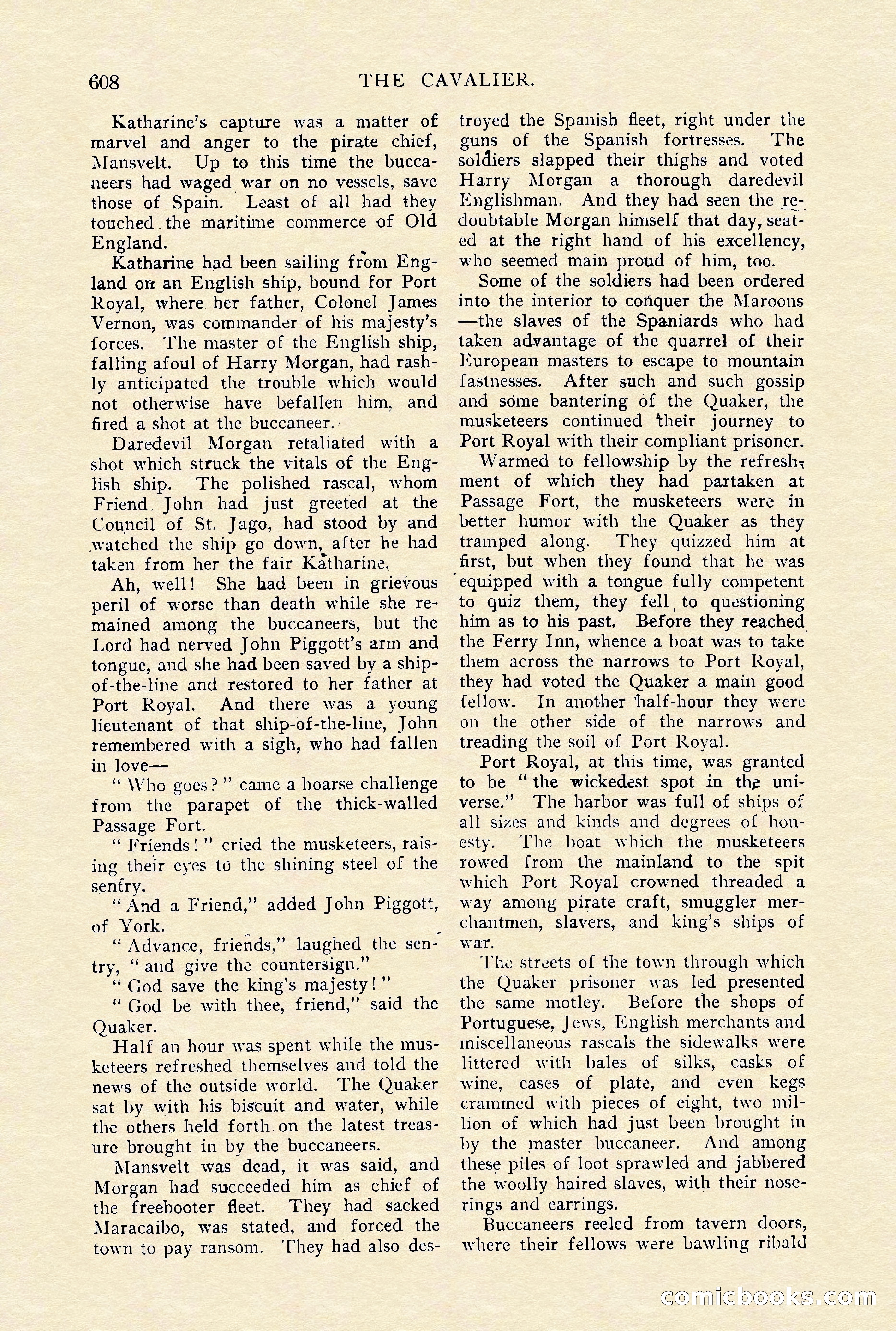 The Cavalier, January 1910 — page 32 of 204