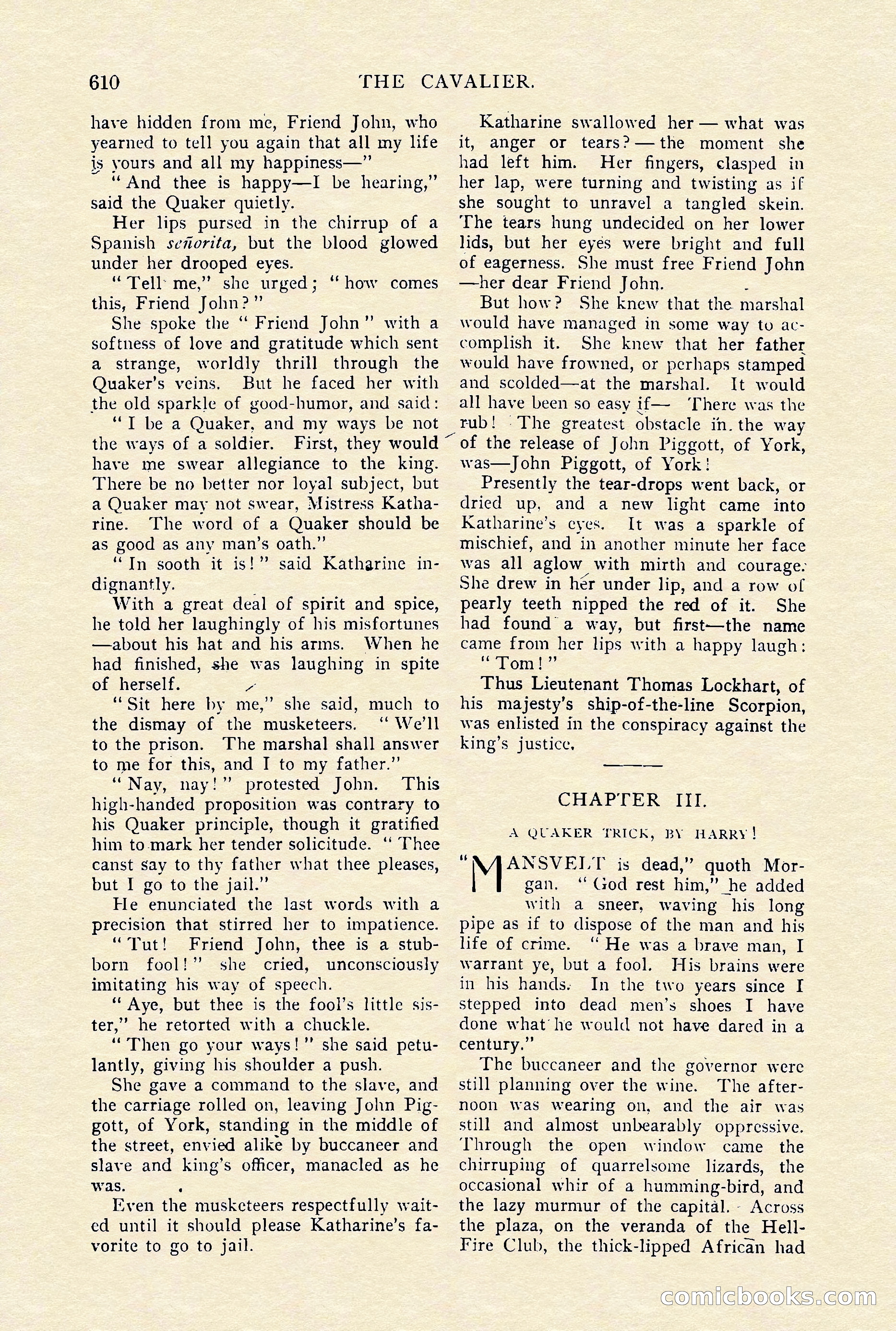 The Cavalier, January 1910 — page 34 of 204