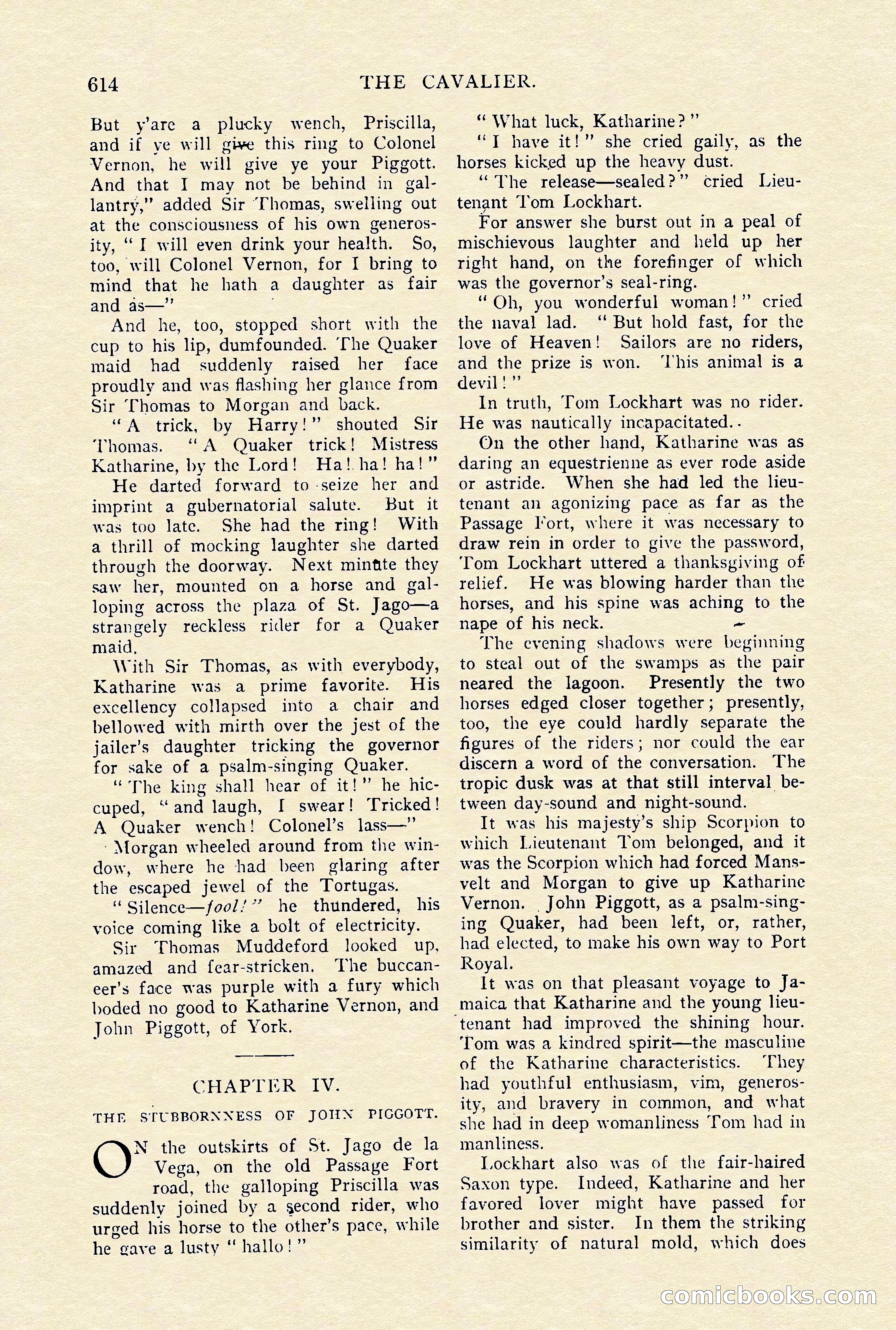 The Cavalier, January 1910 — page 38 of 204