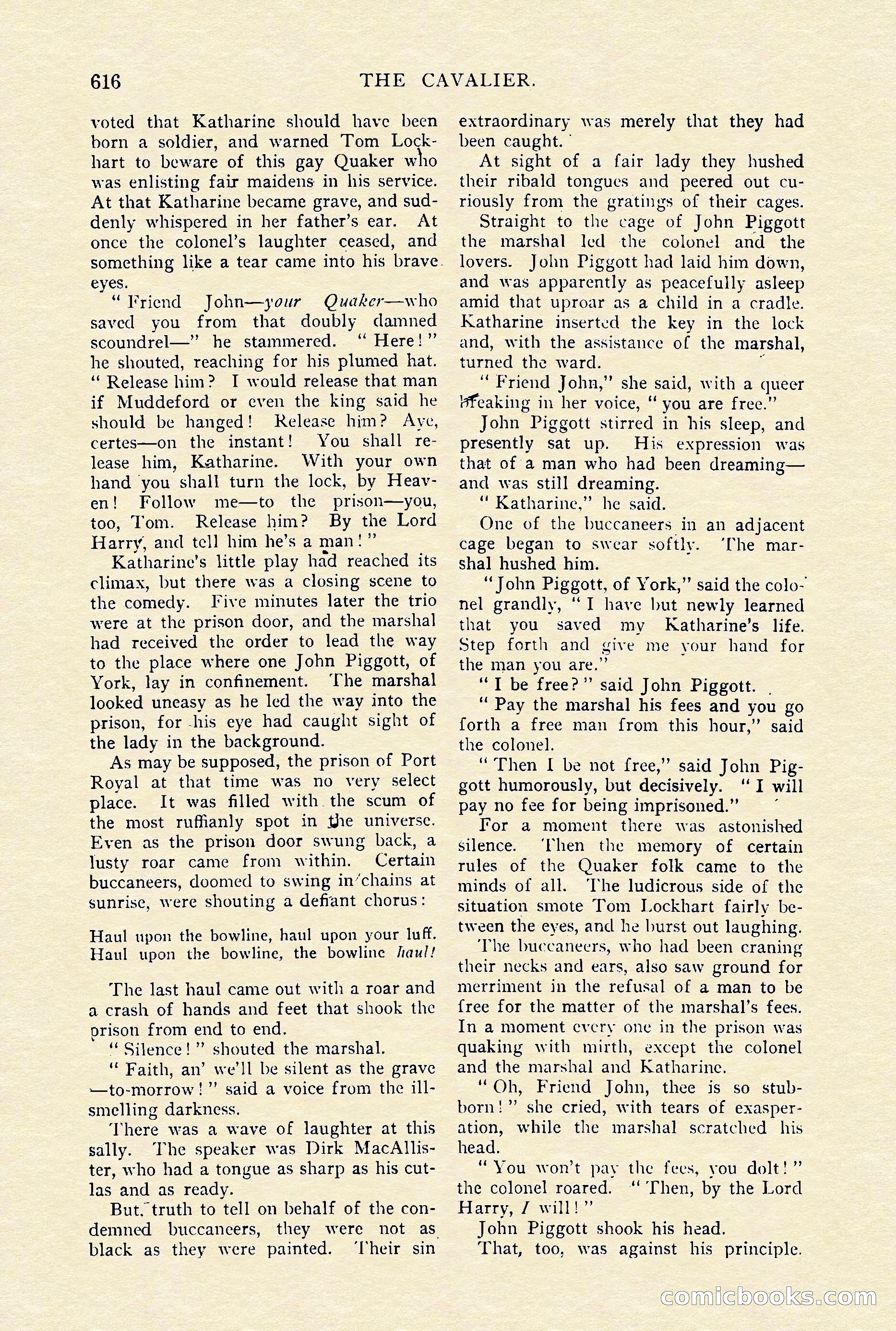 The Cavalier, January 1910 — page 40 of 204