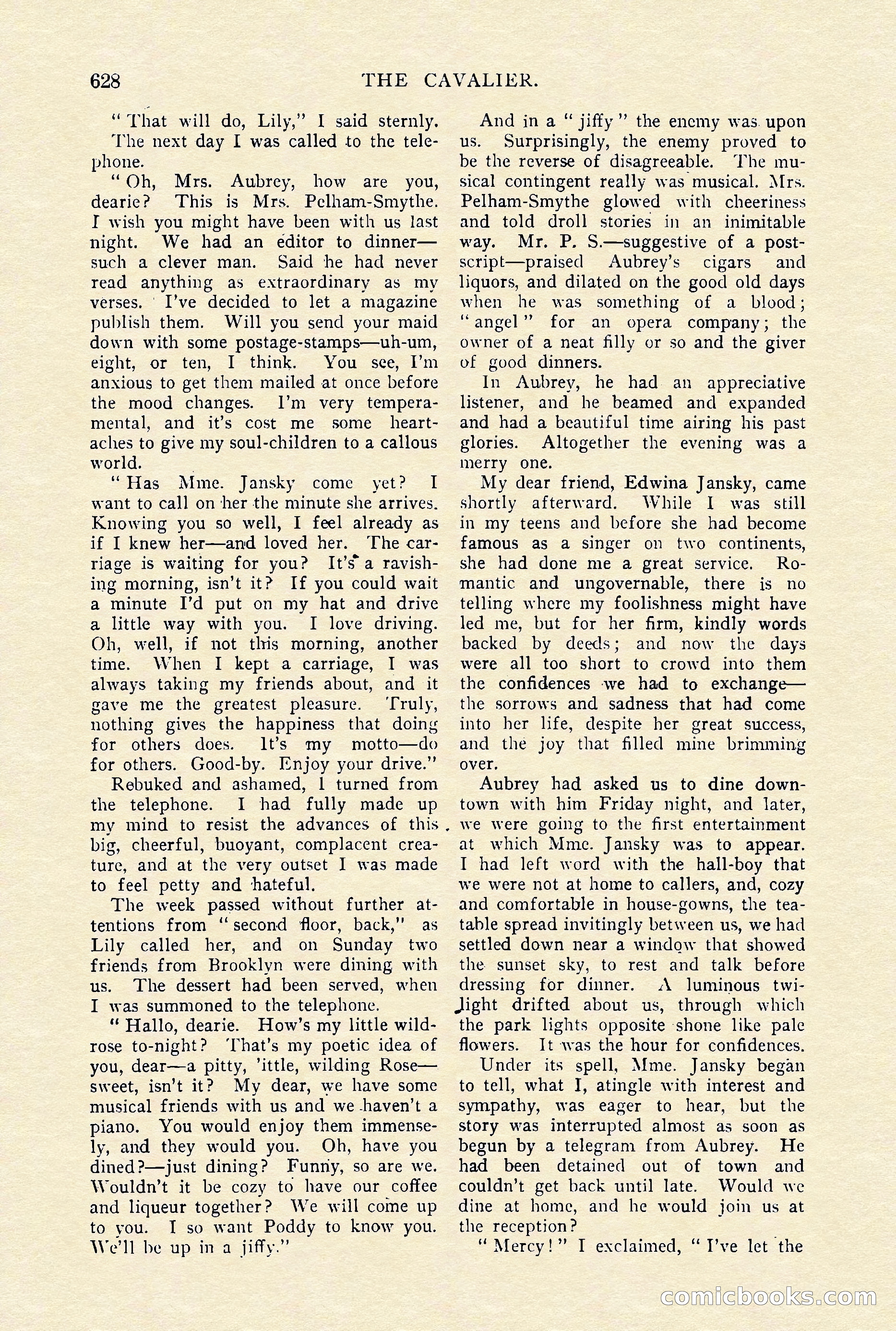 The Cavalier, January 1910 — page 52 of 204