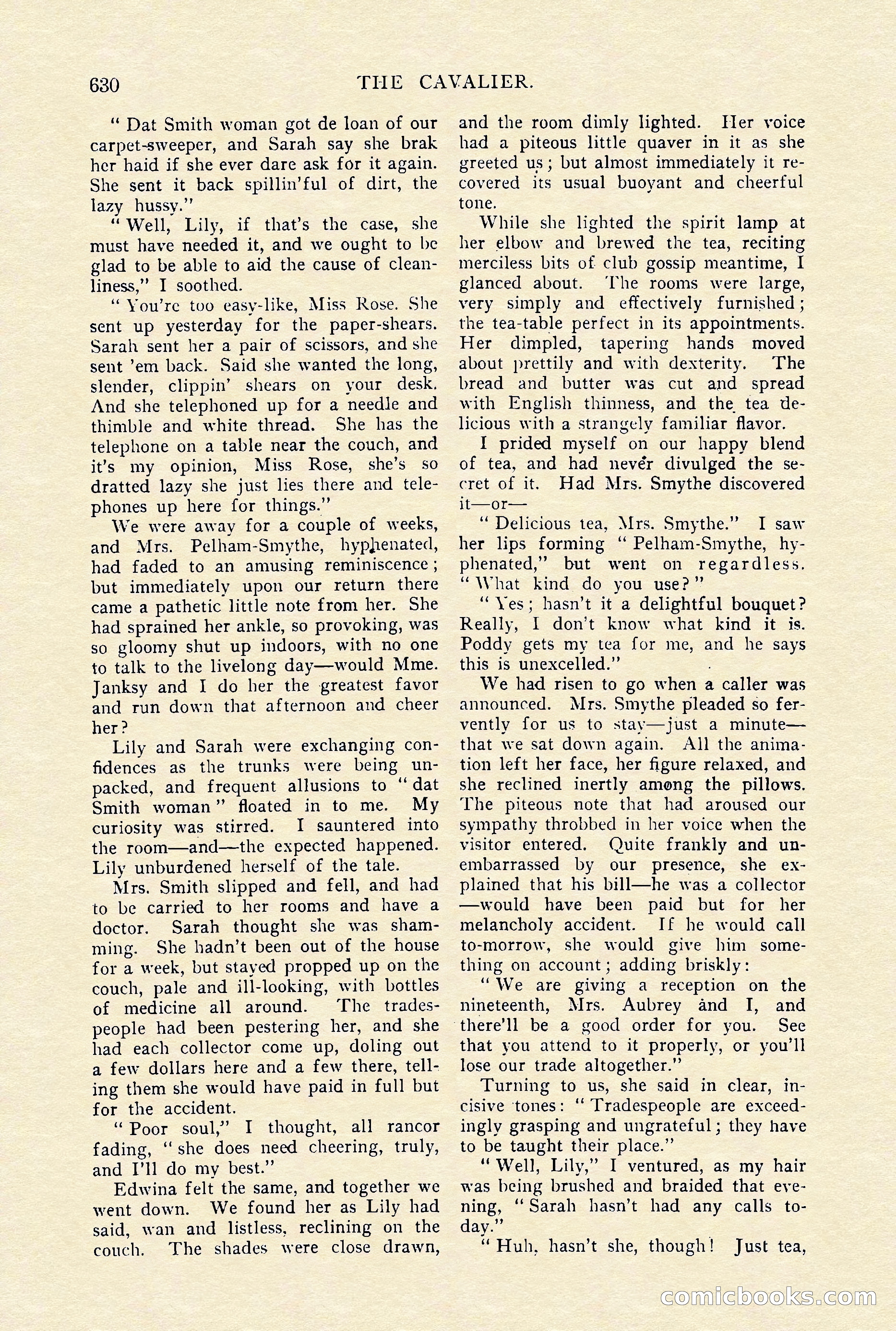 The Cavalier, January 1910 — page 54 of 204