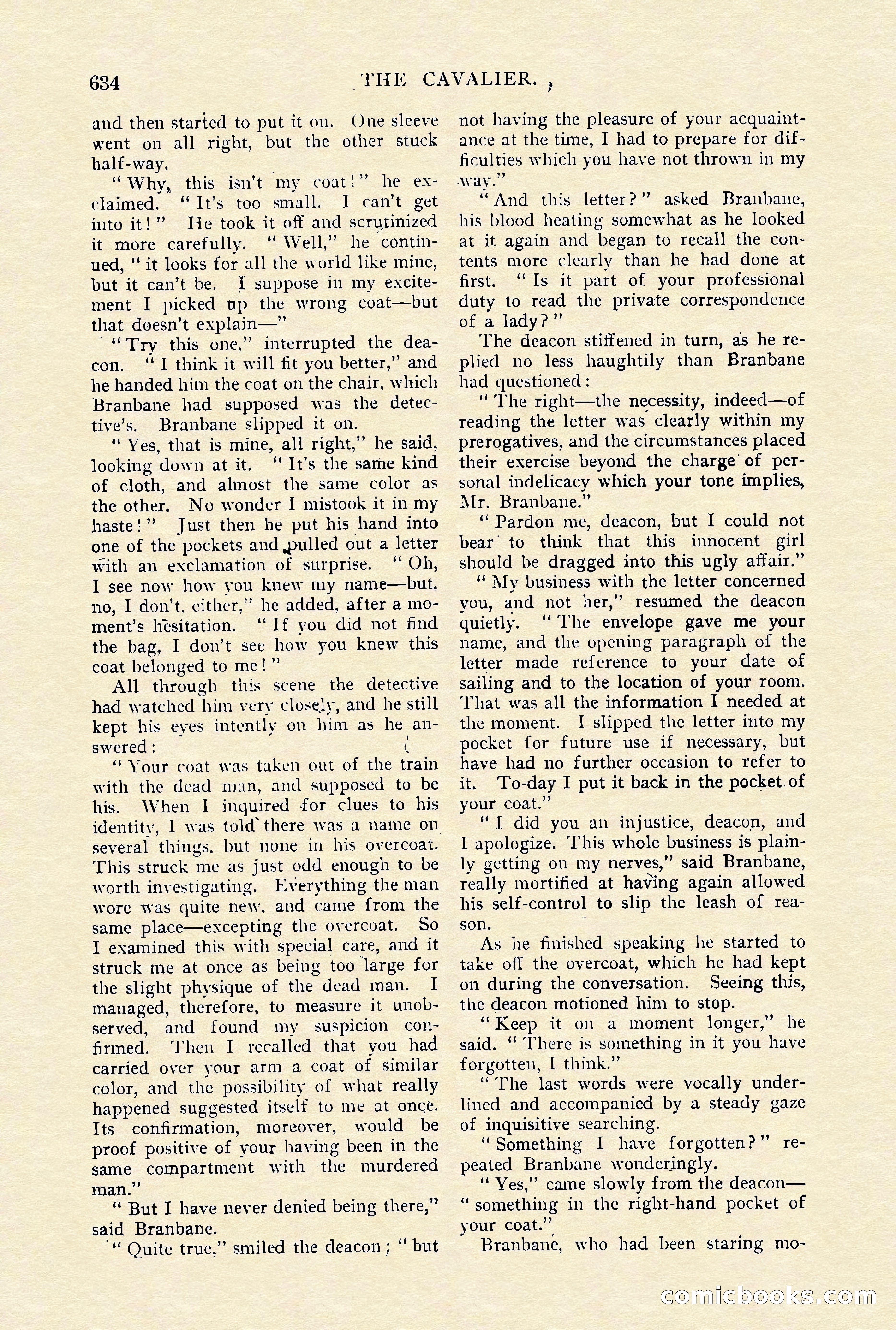 The Cavalier, January 1910 — page 58 of 204
