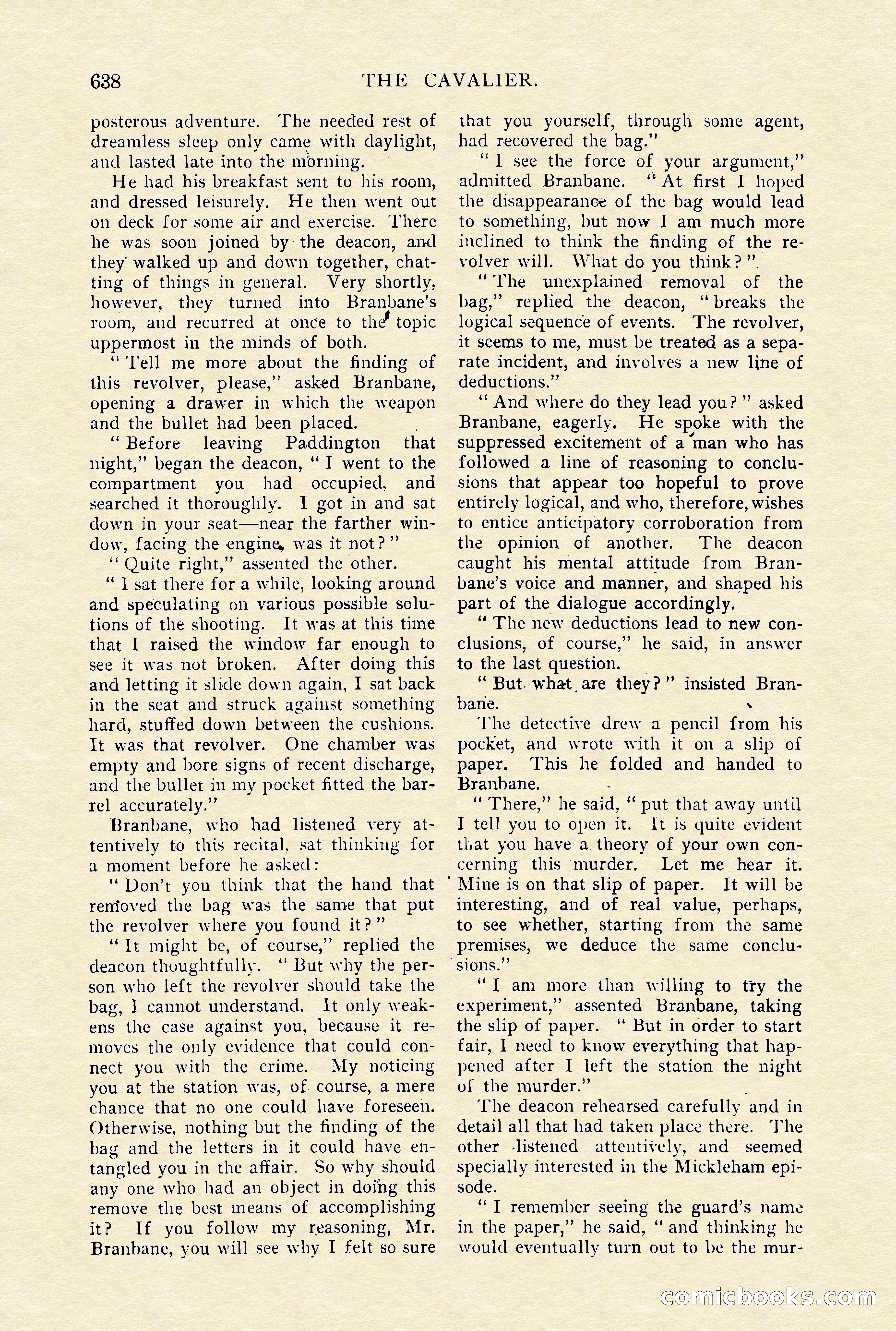 The Cavalier, January 1910 — page 62 of 204