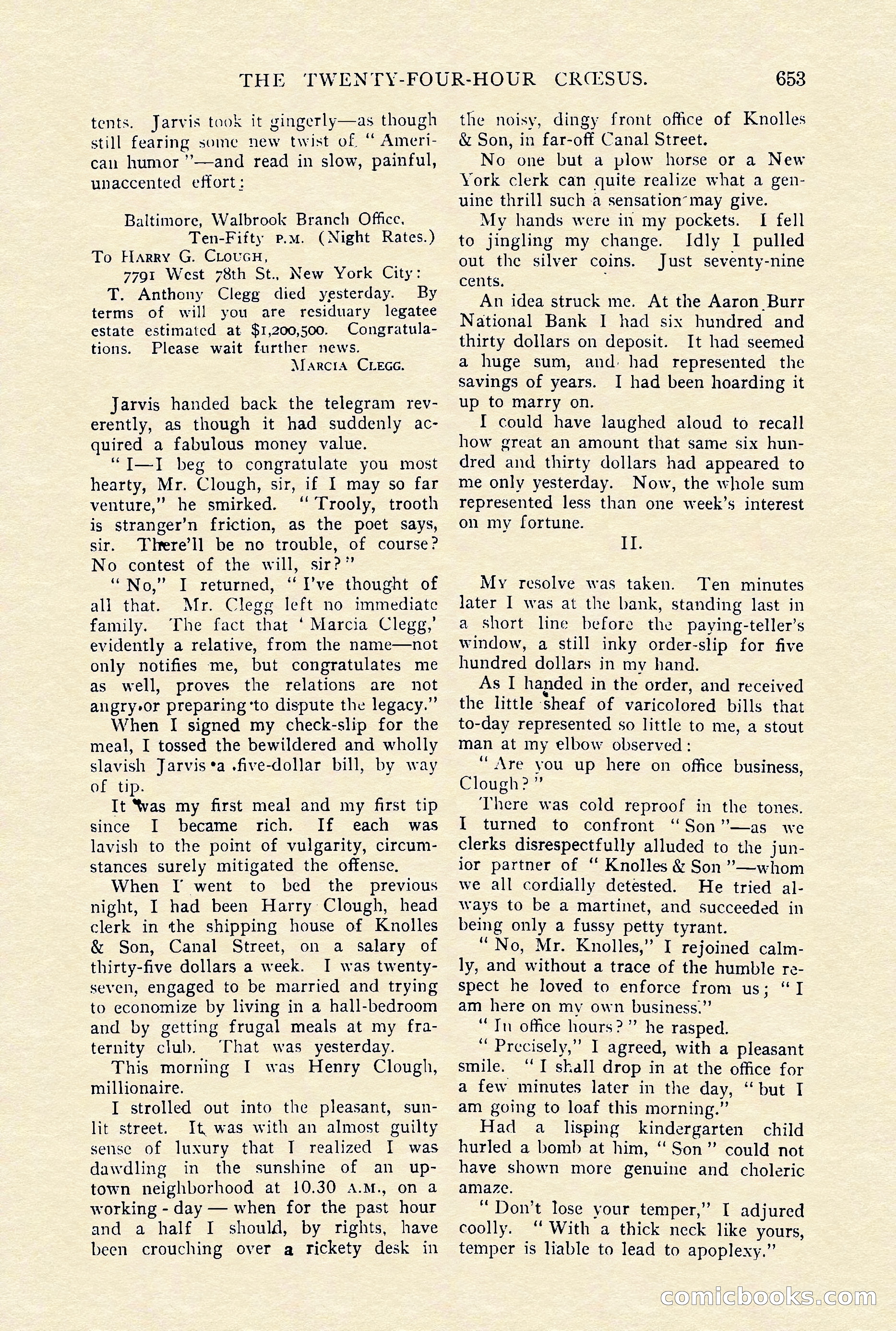 The Cavalier, January 1910 — page 77 of 204