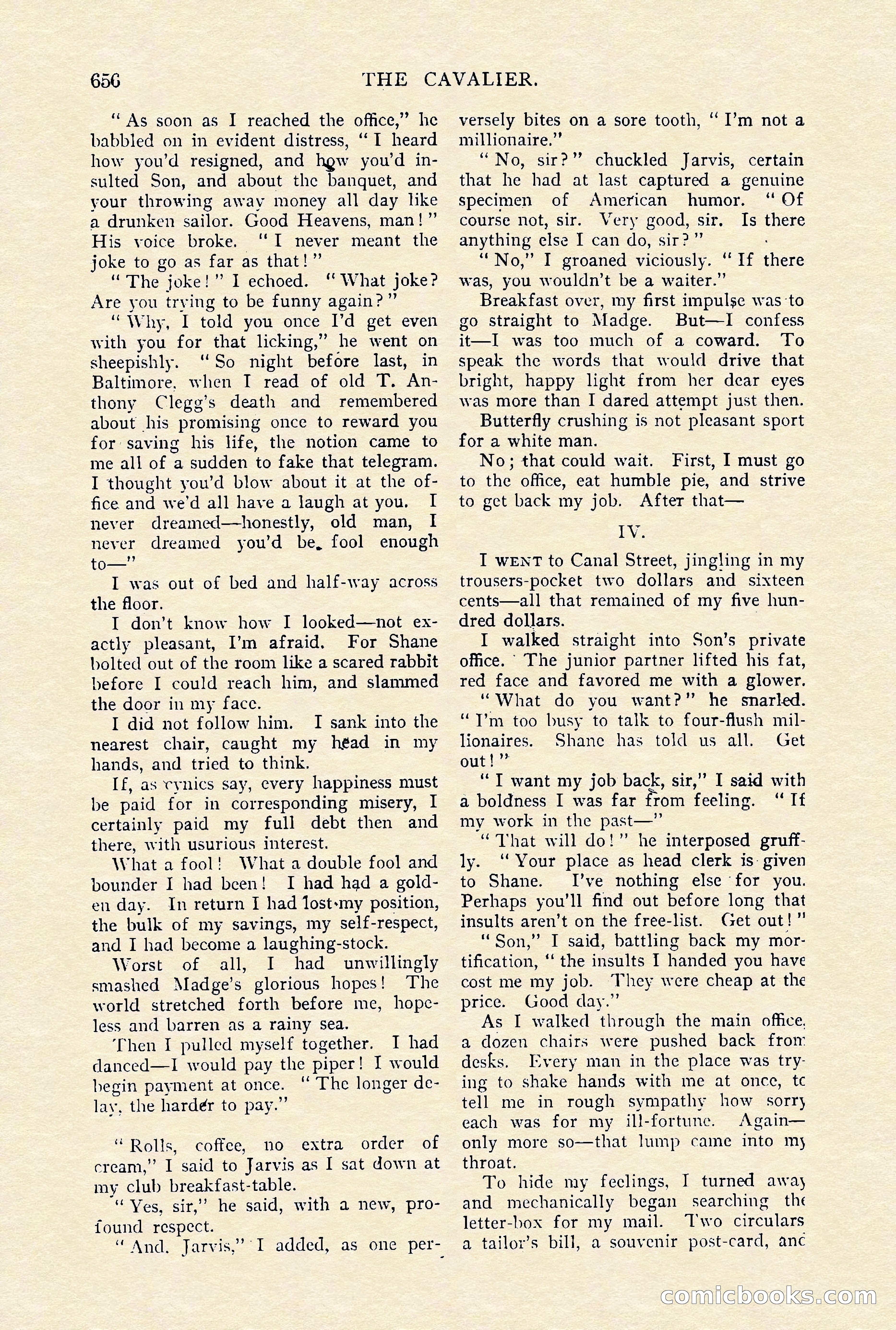 The Cavalier, January 1910 — page 80 of 204