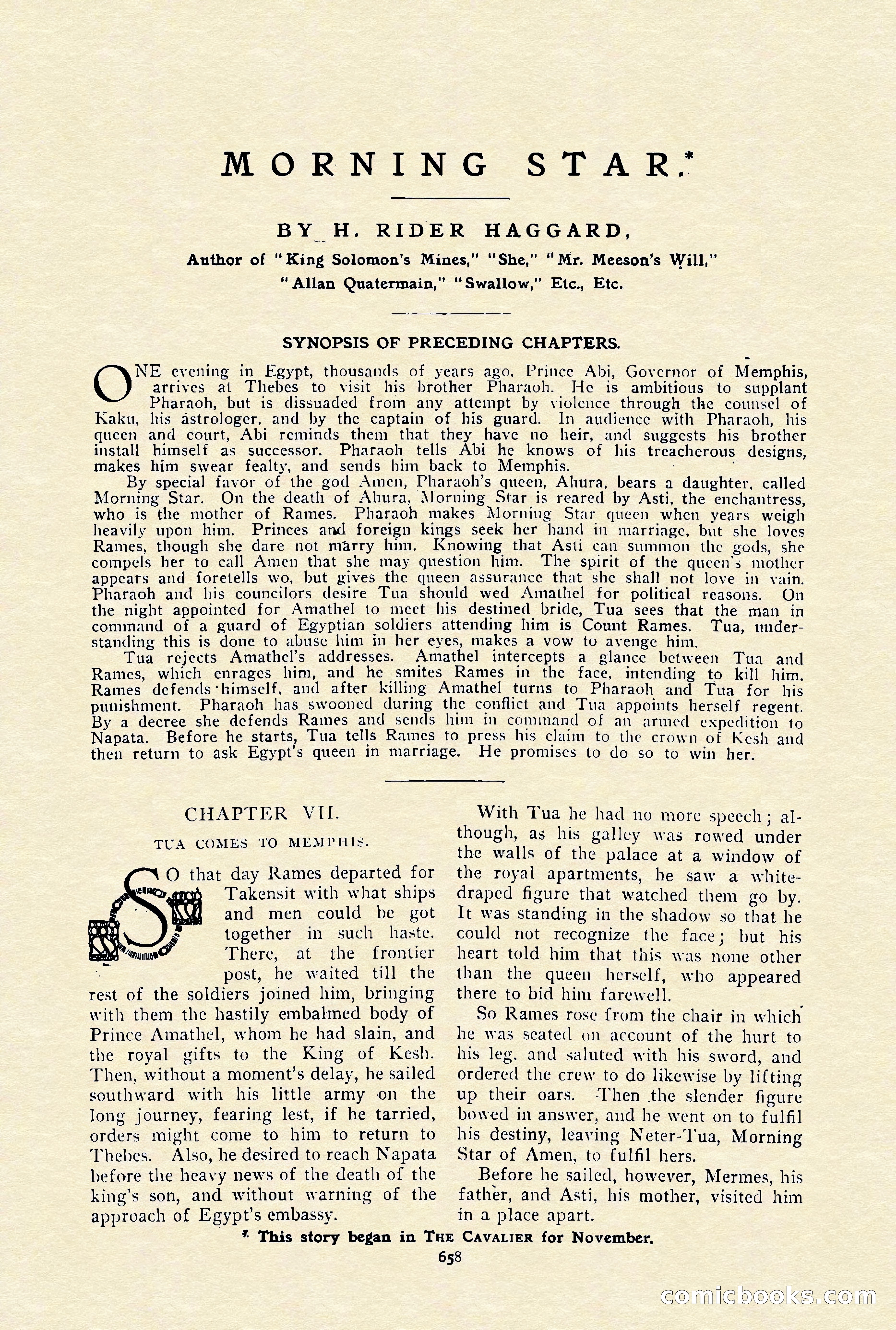 The Cavalier, January 1910 — page 82 of 204