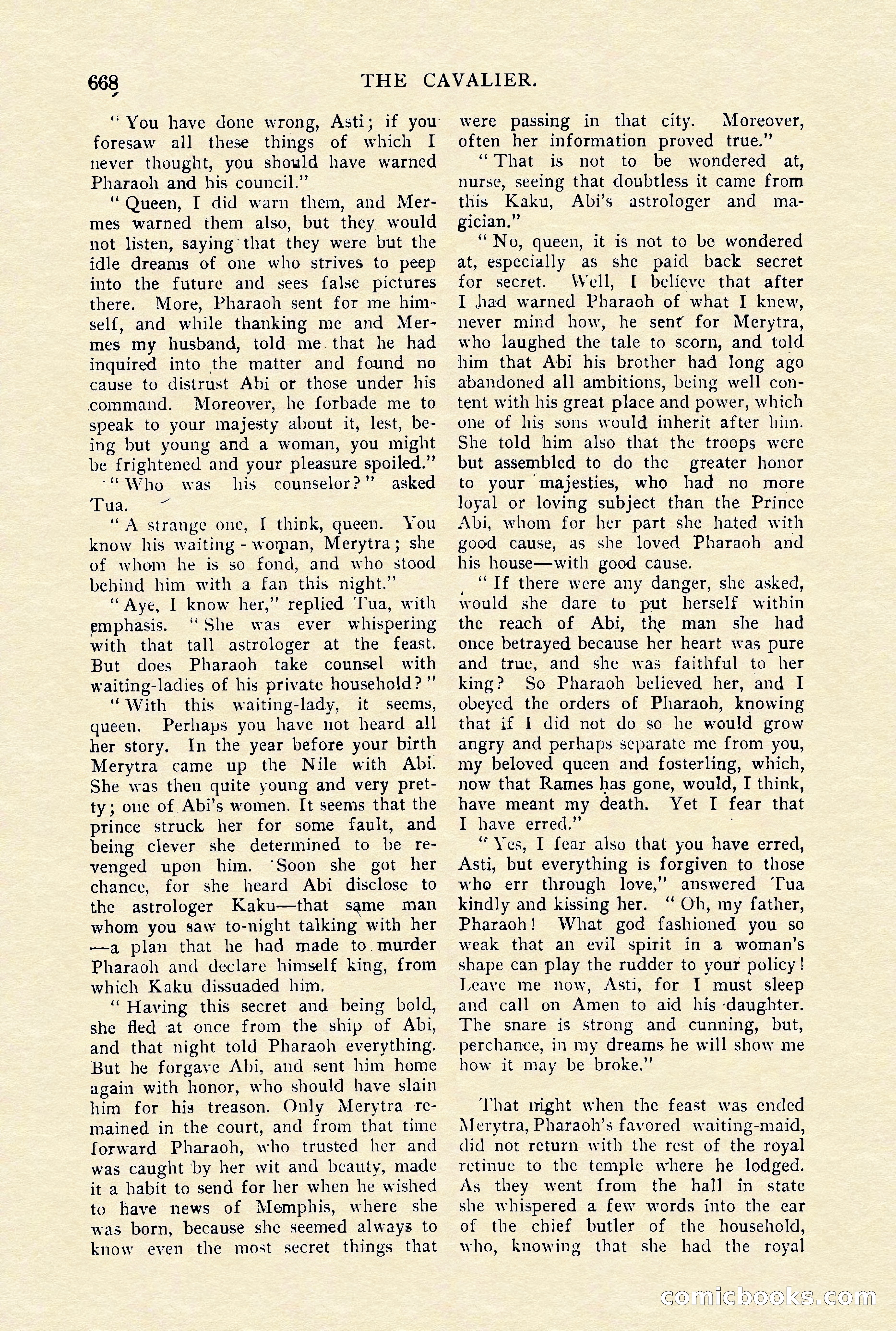 The Cavalier, January 1910 — page 92 of 204