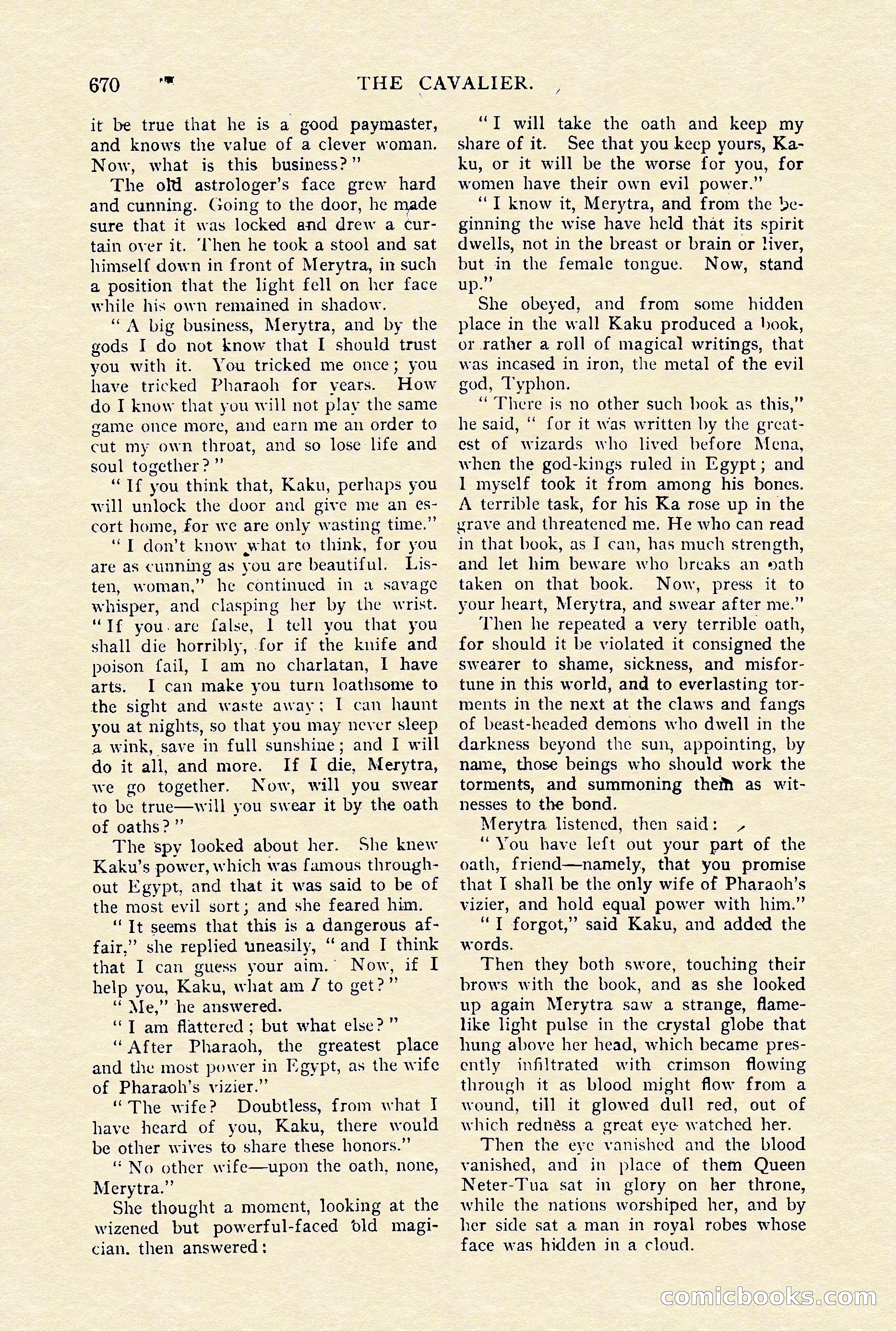The Cavalier, January 1910 — page 94 of 204