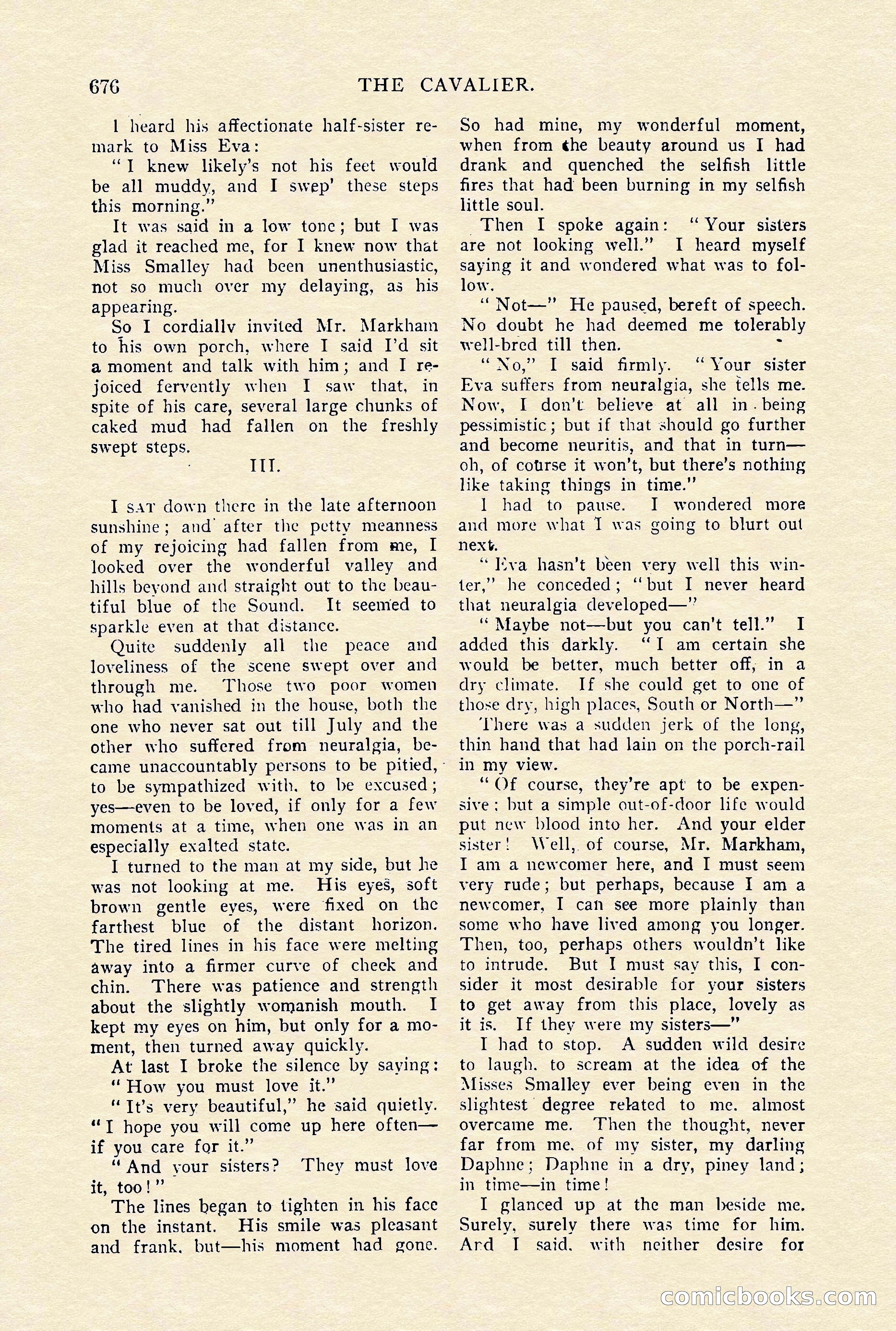 The Cavalier, January 1910 — page 100 of 204