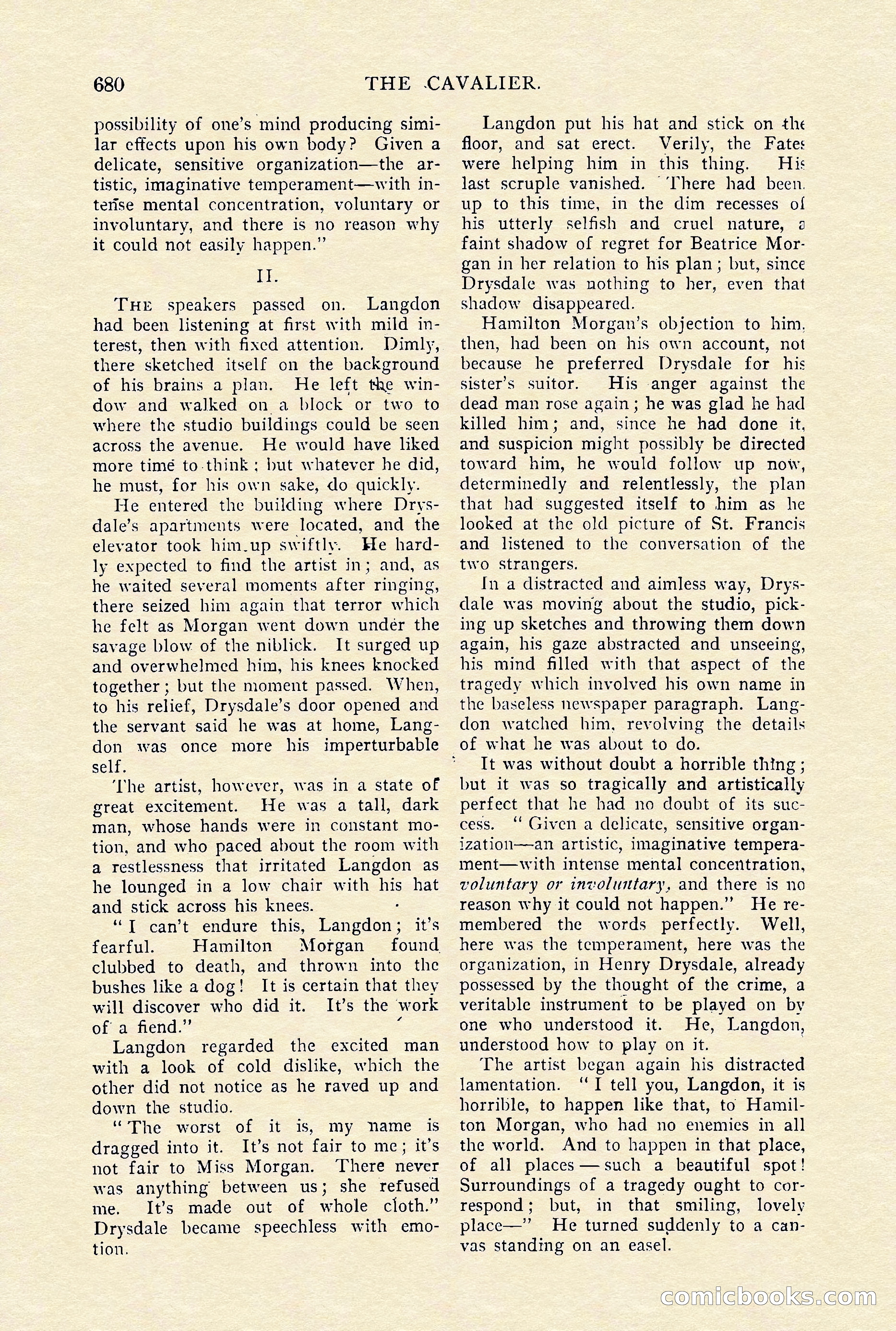The Cavalier, January 1910 — page 104 of 204