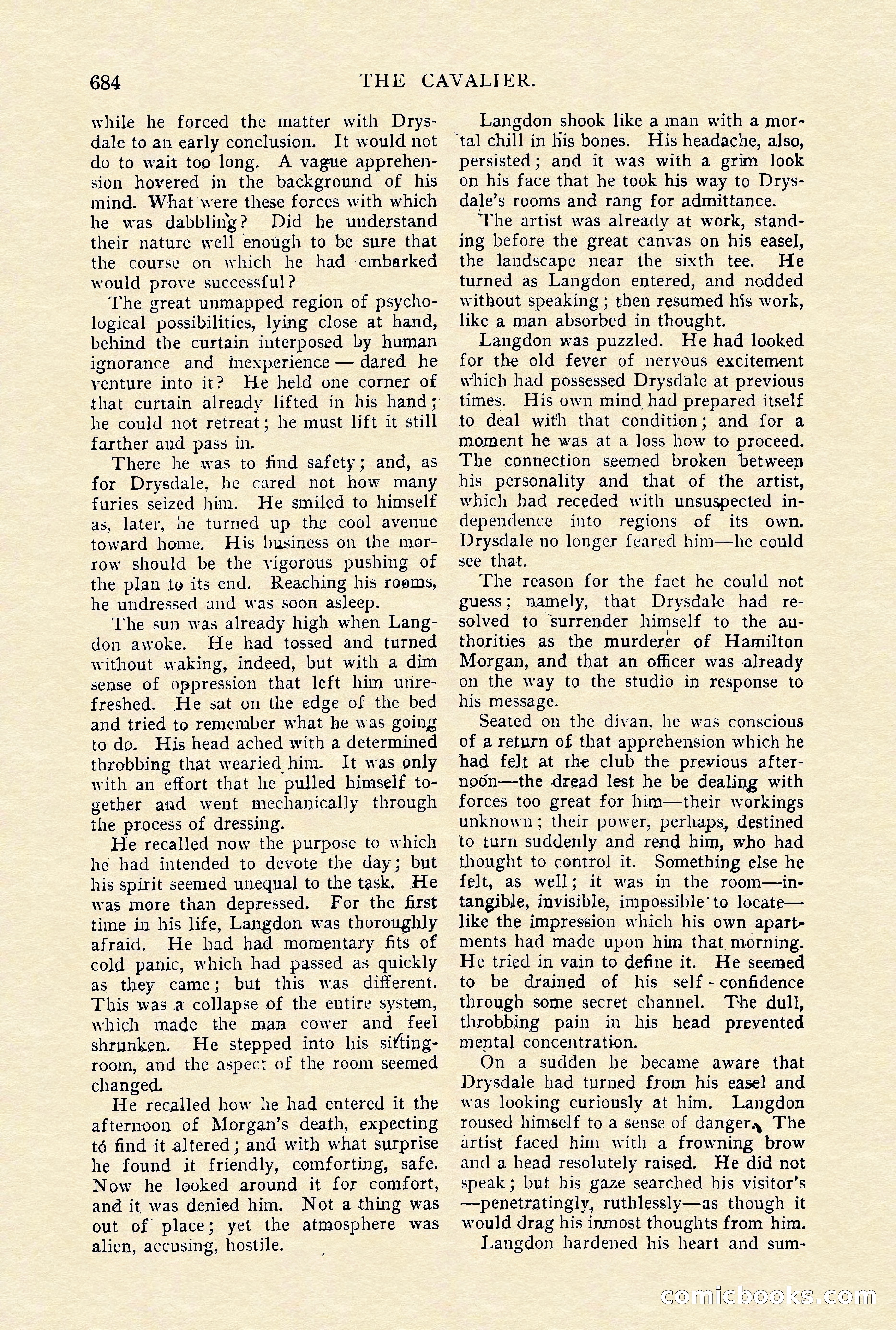 The Cavalier, January 1910 — page 108 of 204