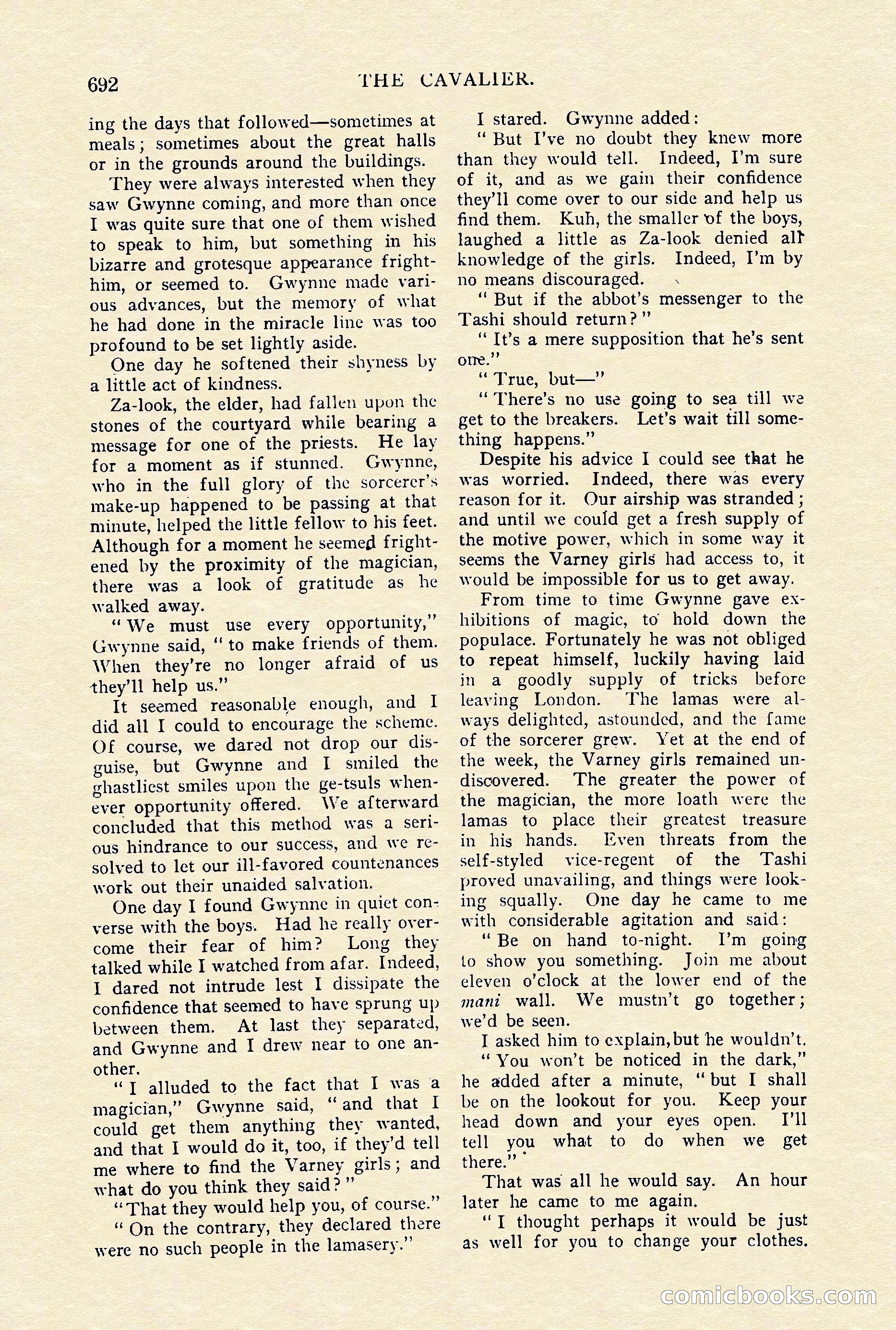 The Cavalier, January 1910 — page 116 of 204