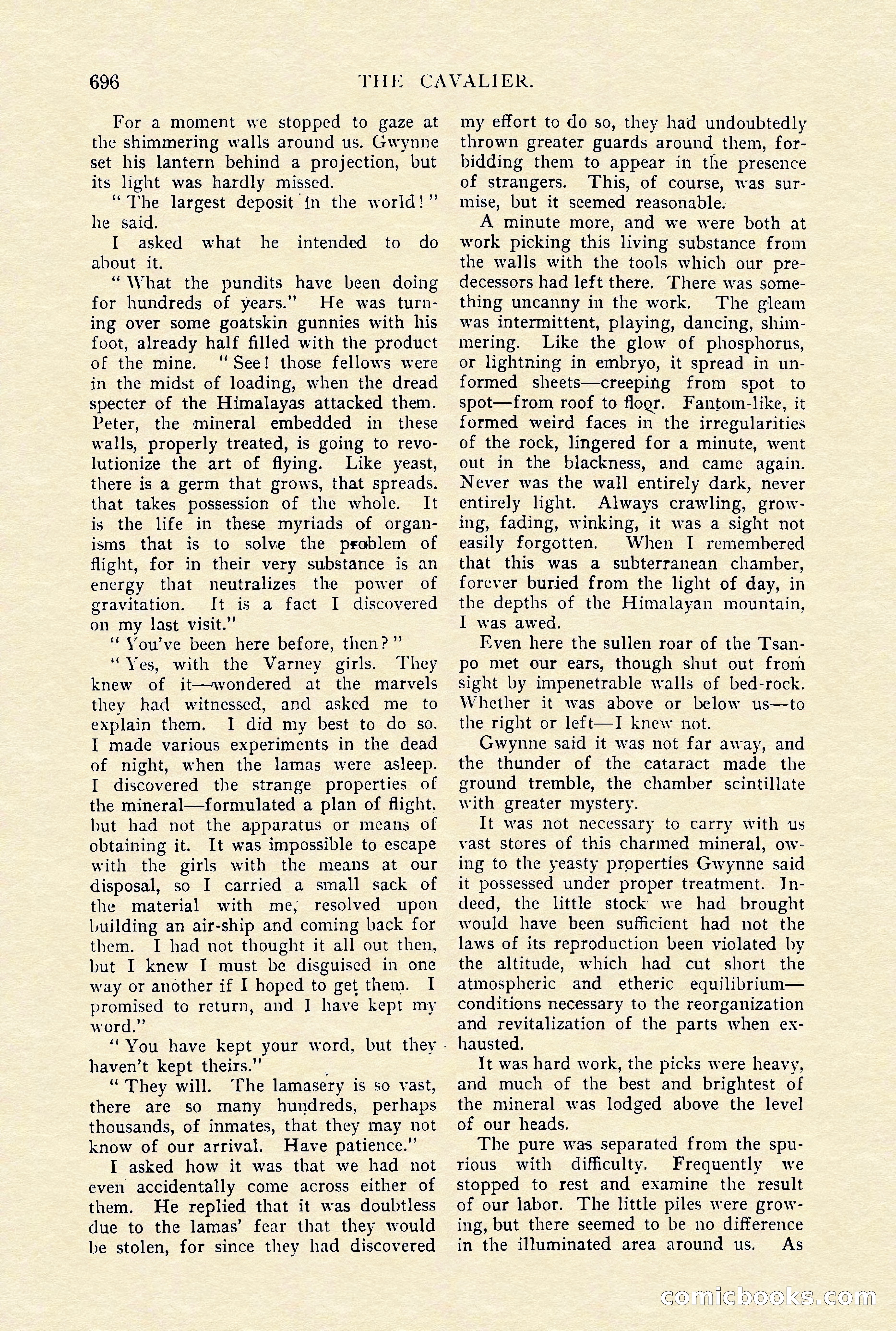 The Cavalier, January 1910 — page 120 of 204