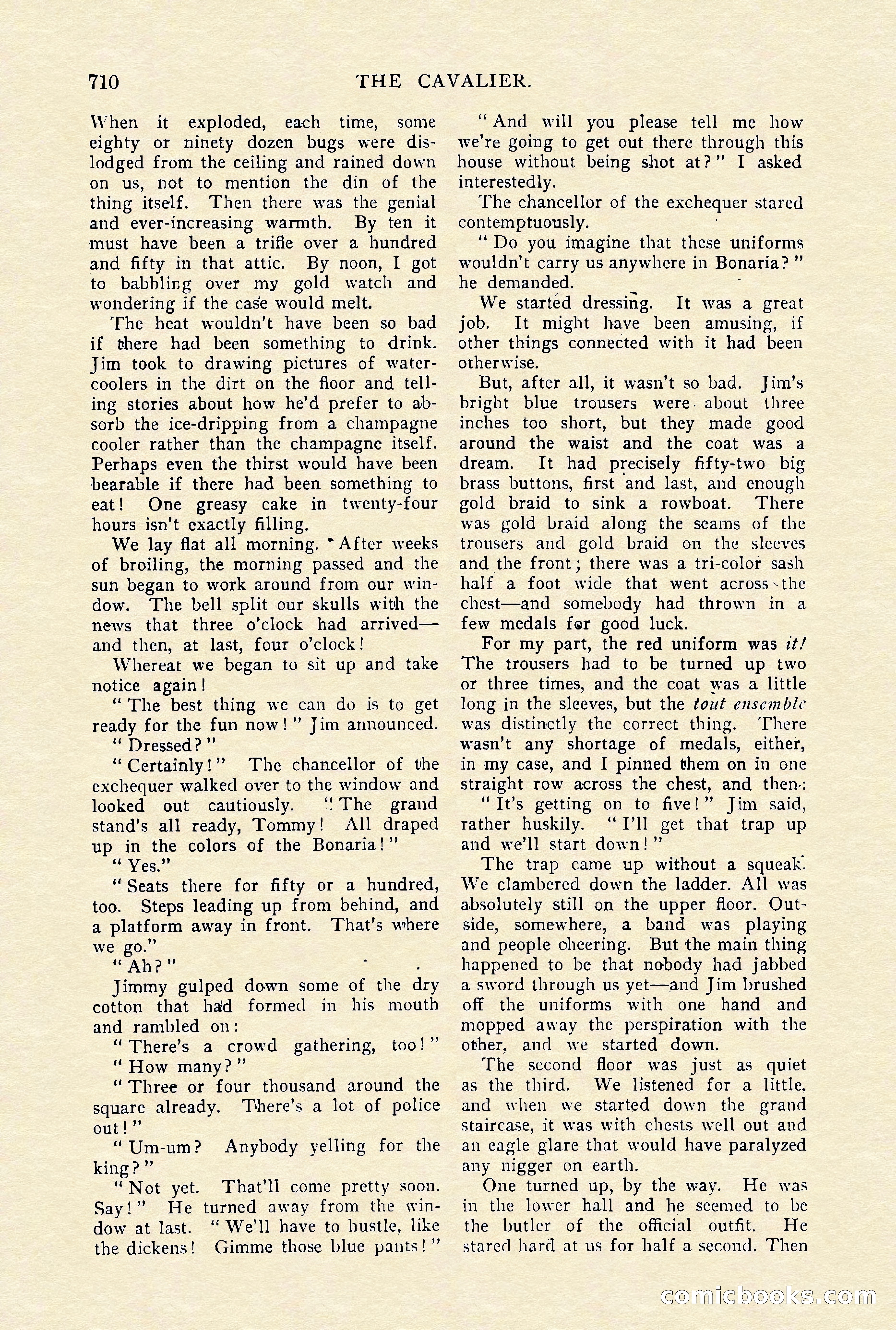 The Cavalier, January 1910 — page 134 of 204