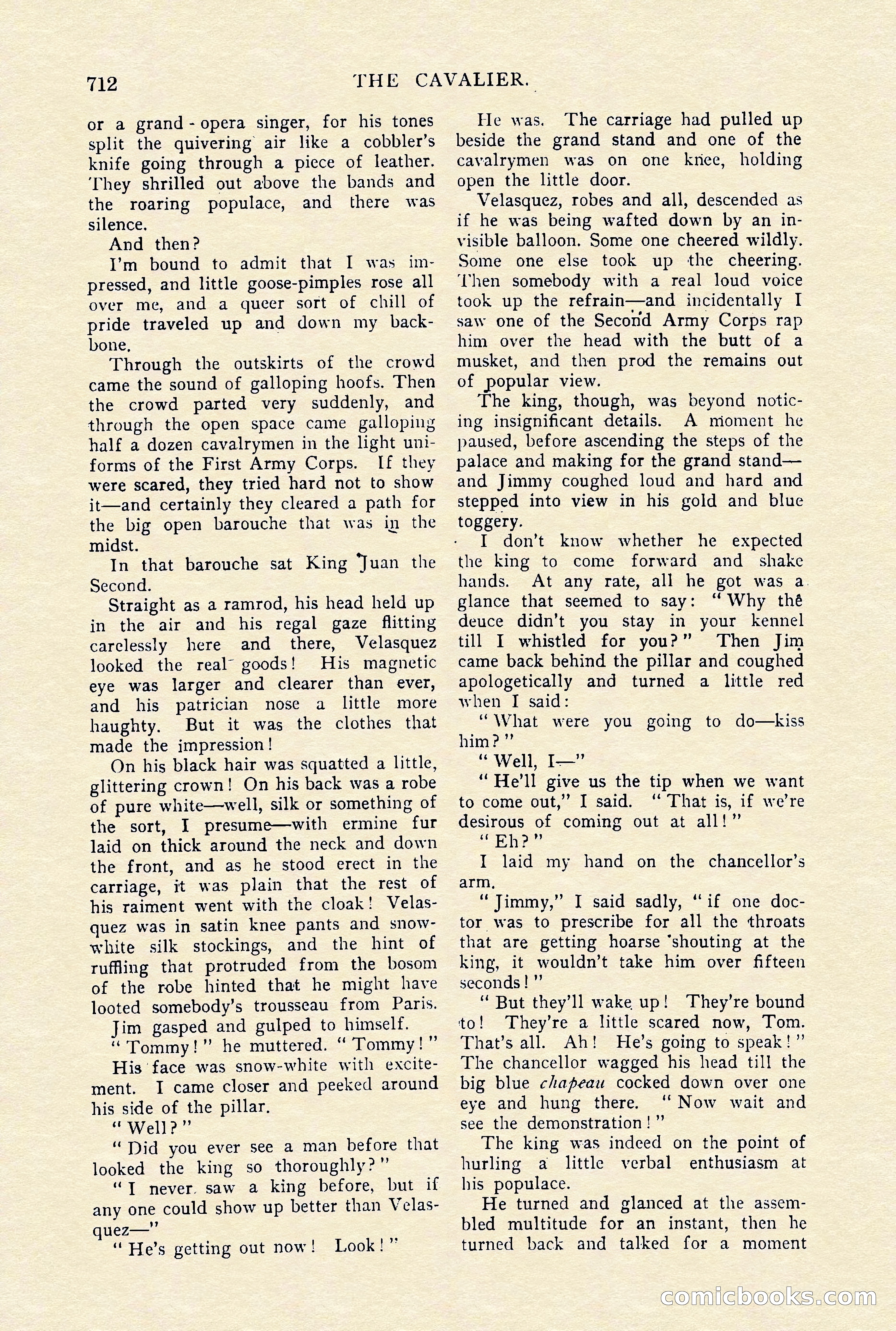 The Cavalier, January 1910 — page 136 of 204