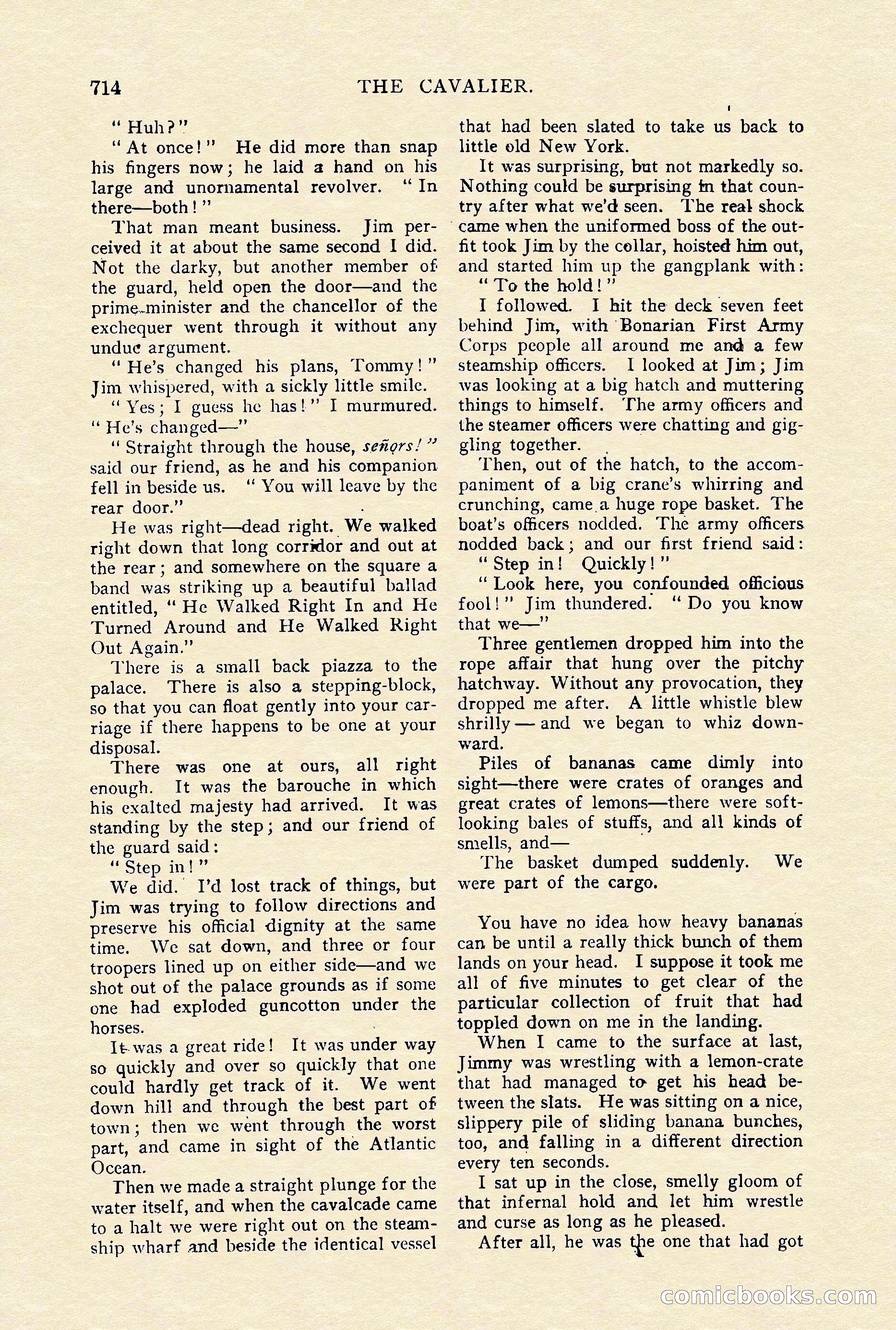 The Cavalier, January 1910 — page 138 of 204
