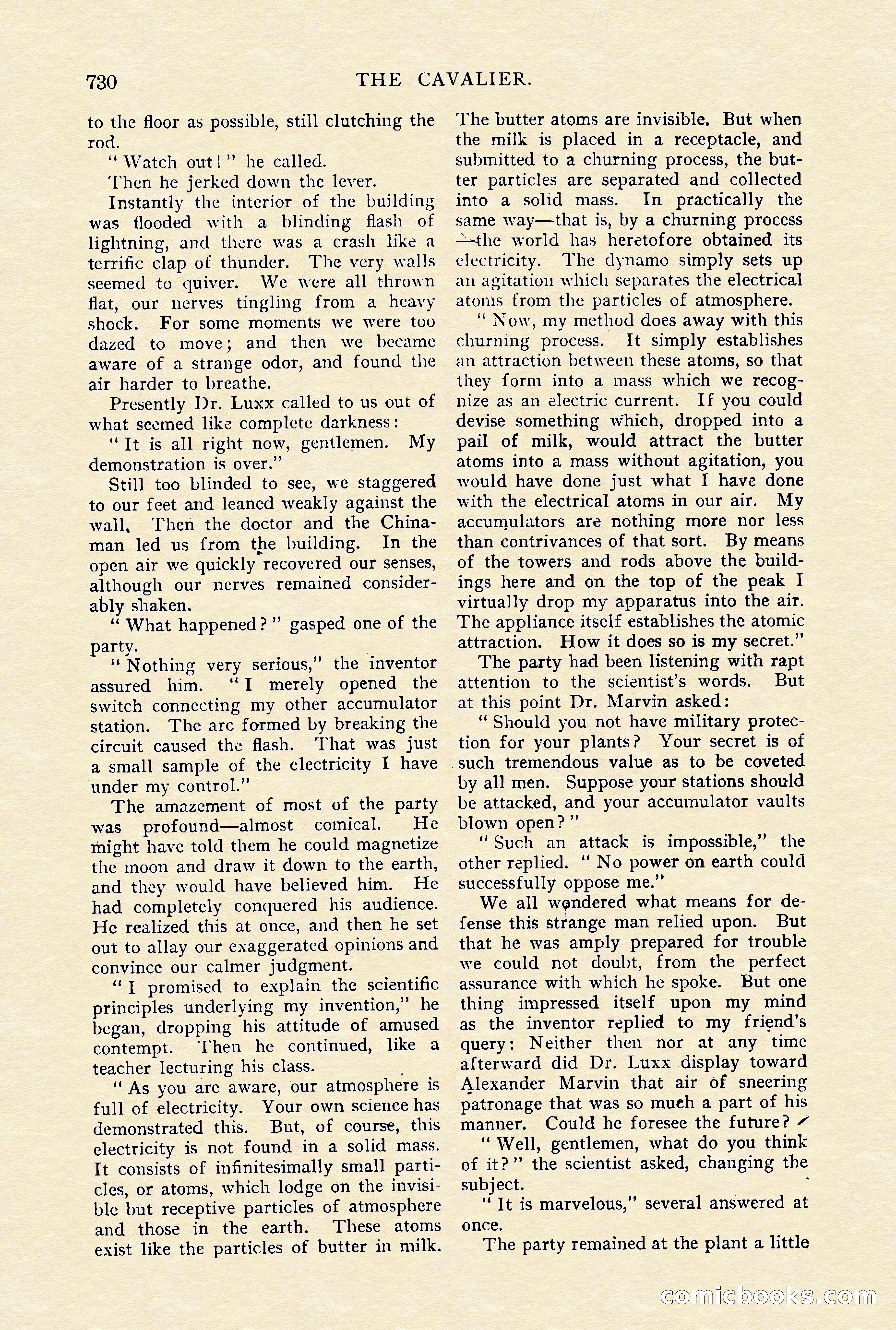 The Cavalier, January 1910 — page 154 of 204