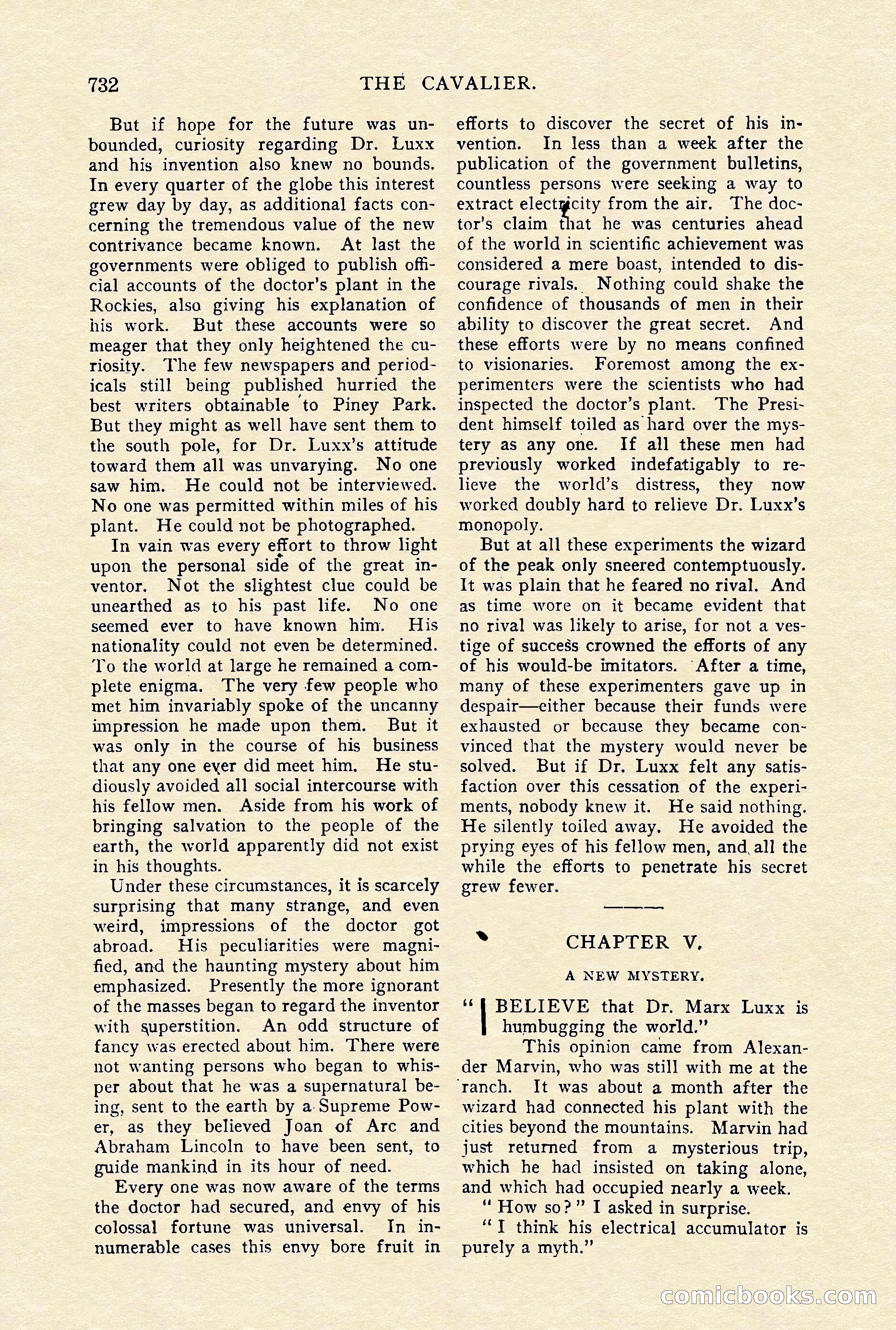 The Cavalier, January 1910 — page 156 of 204