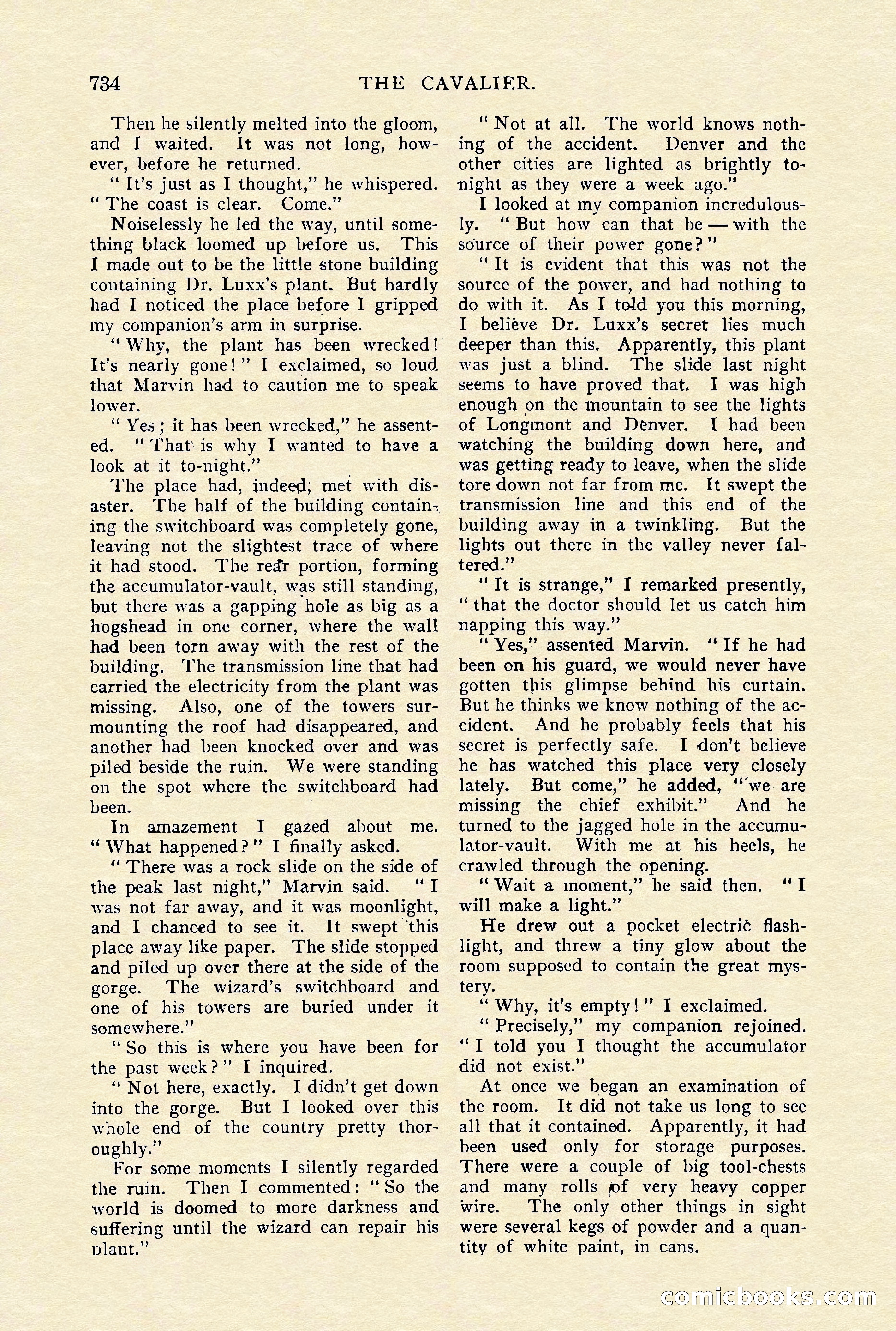 The Cavalier, January 1910 — page 158 of 204