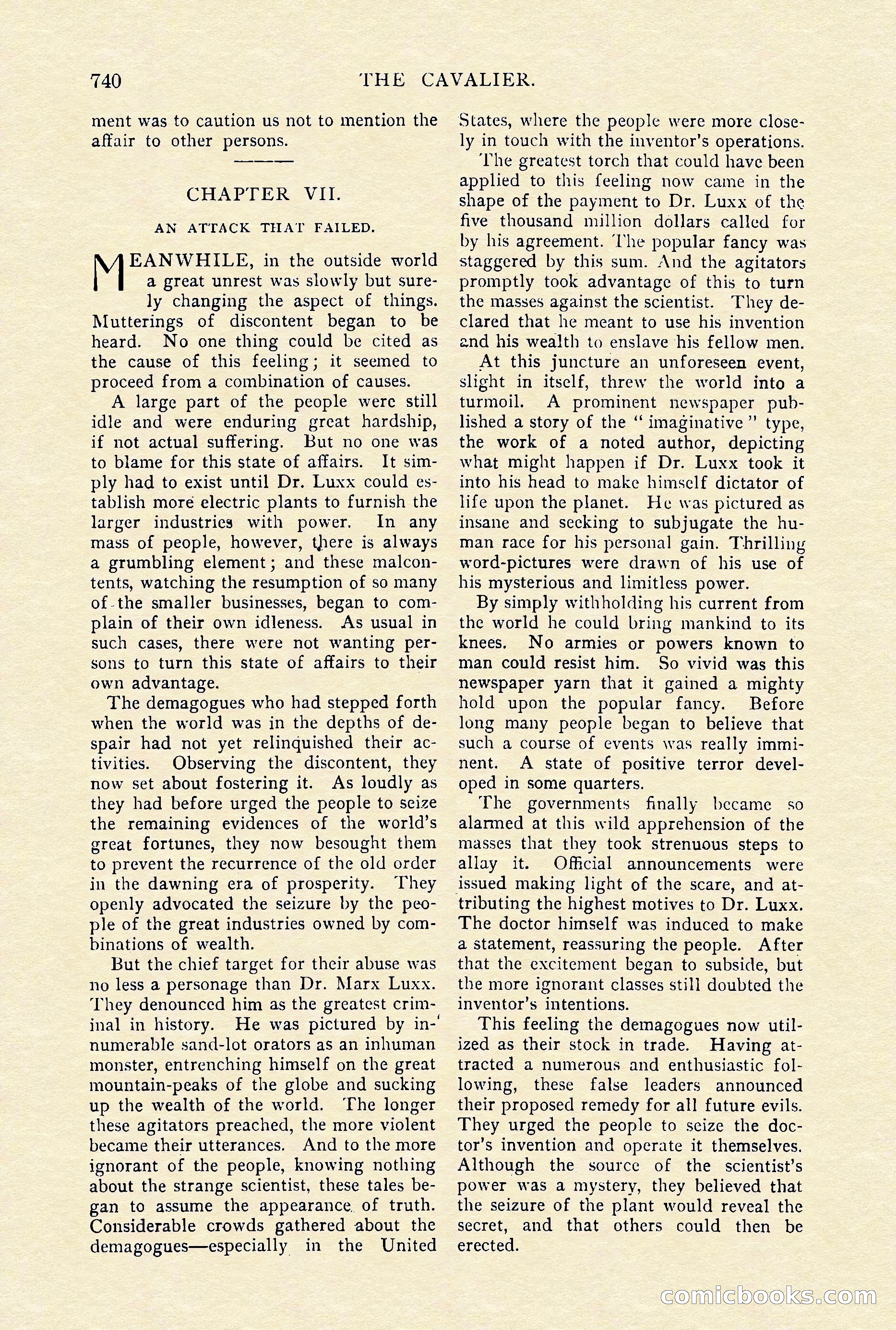 The Cavalier, January 1910 — page 164 of 204