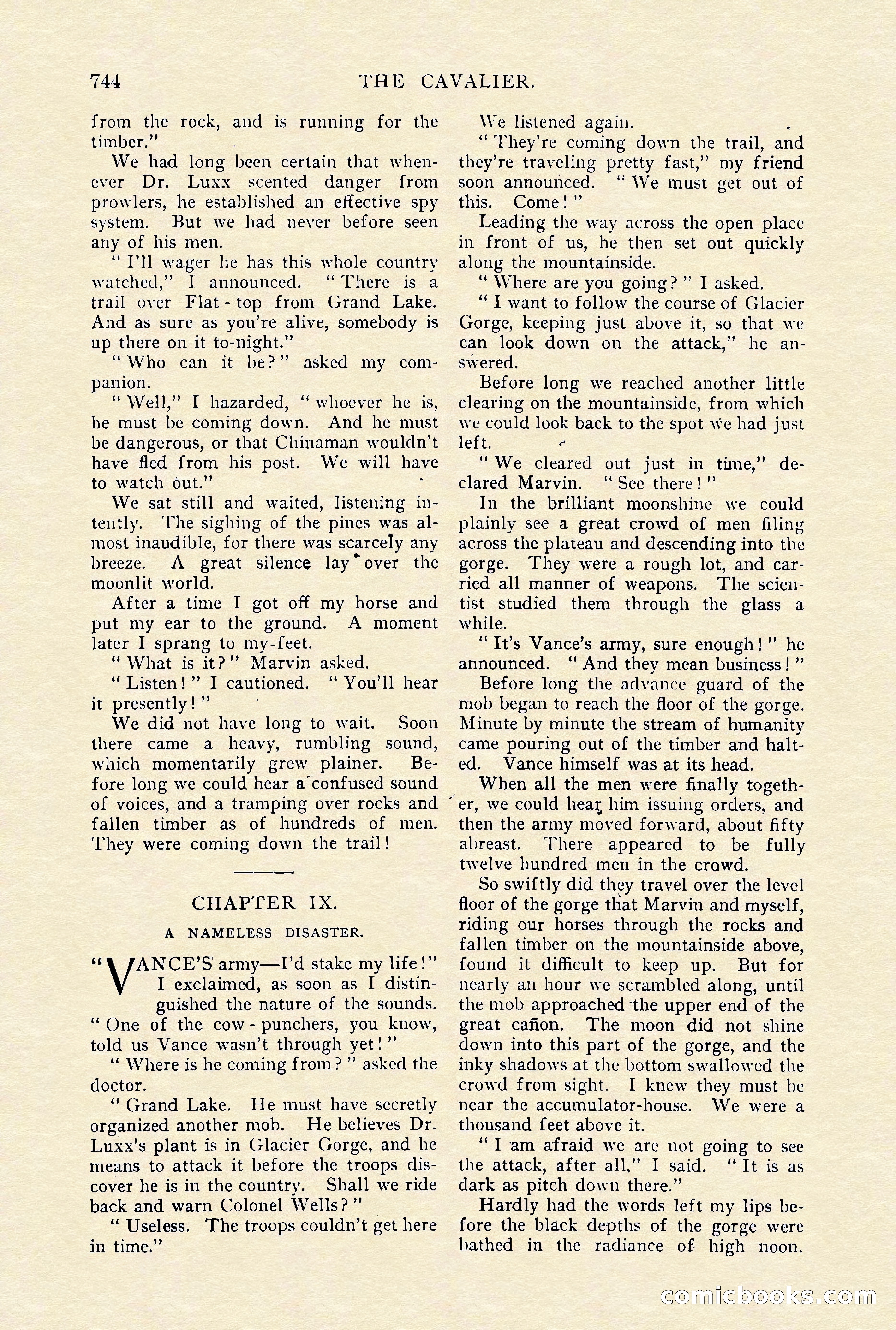 The Cavalier, January 1910 — page 168 of 204