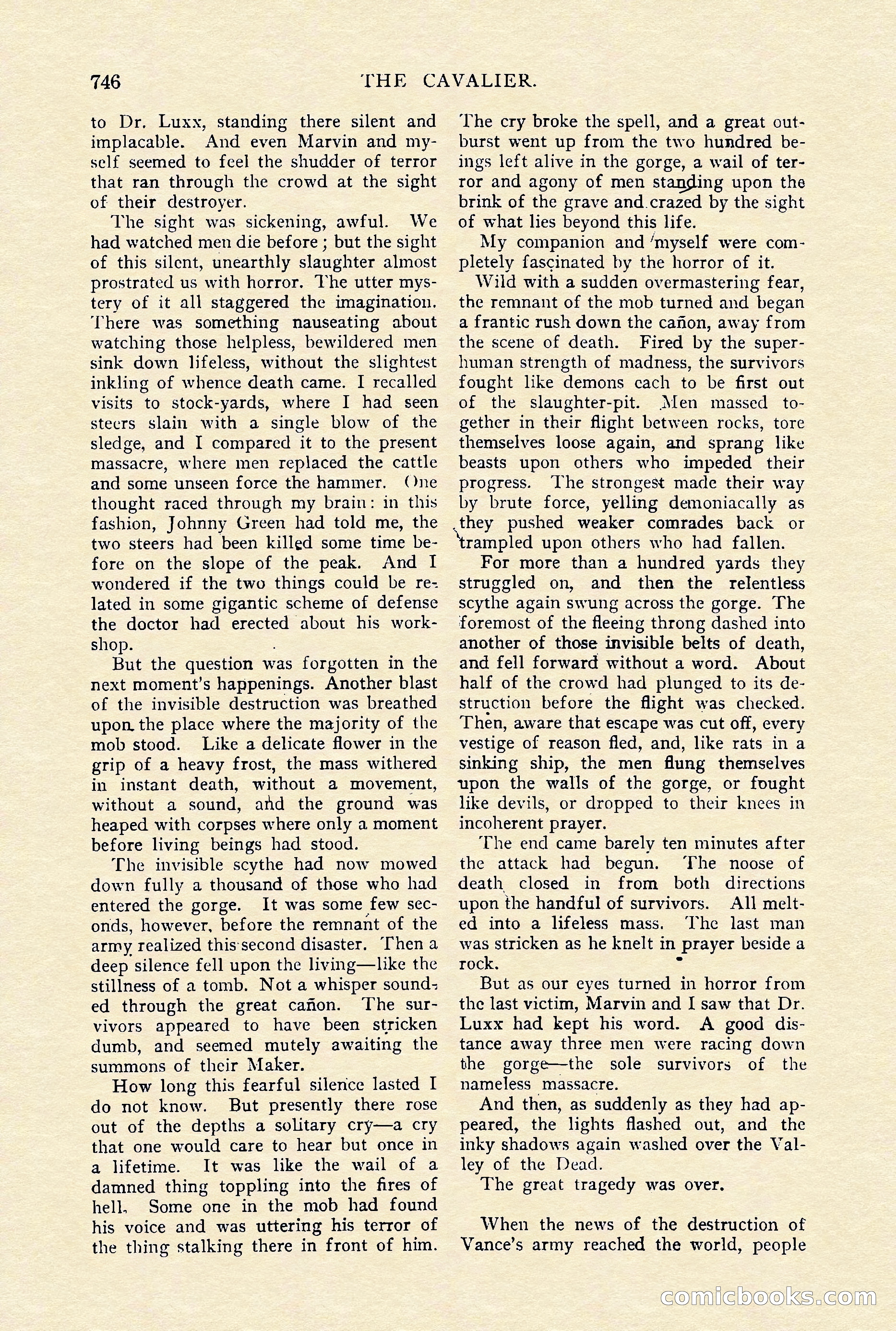 The Cavalier, January 1910 — page 170 of 204