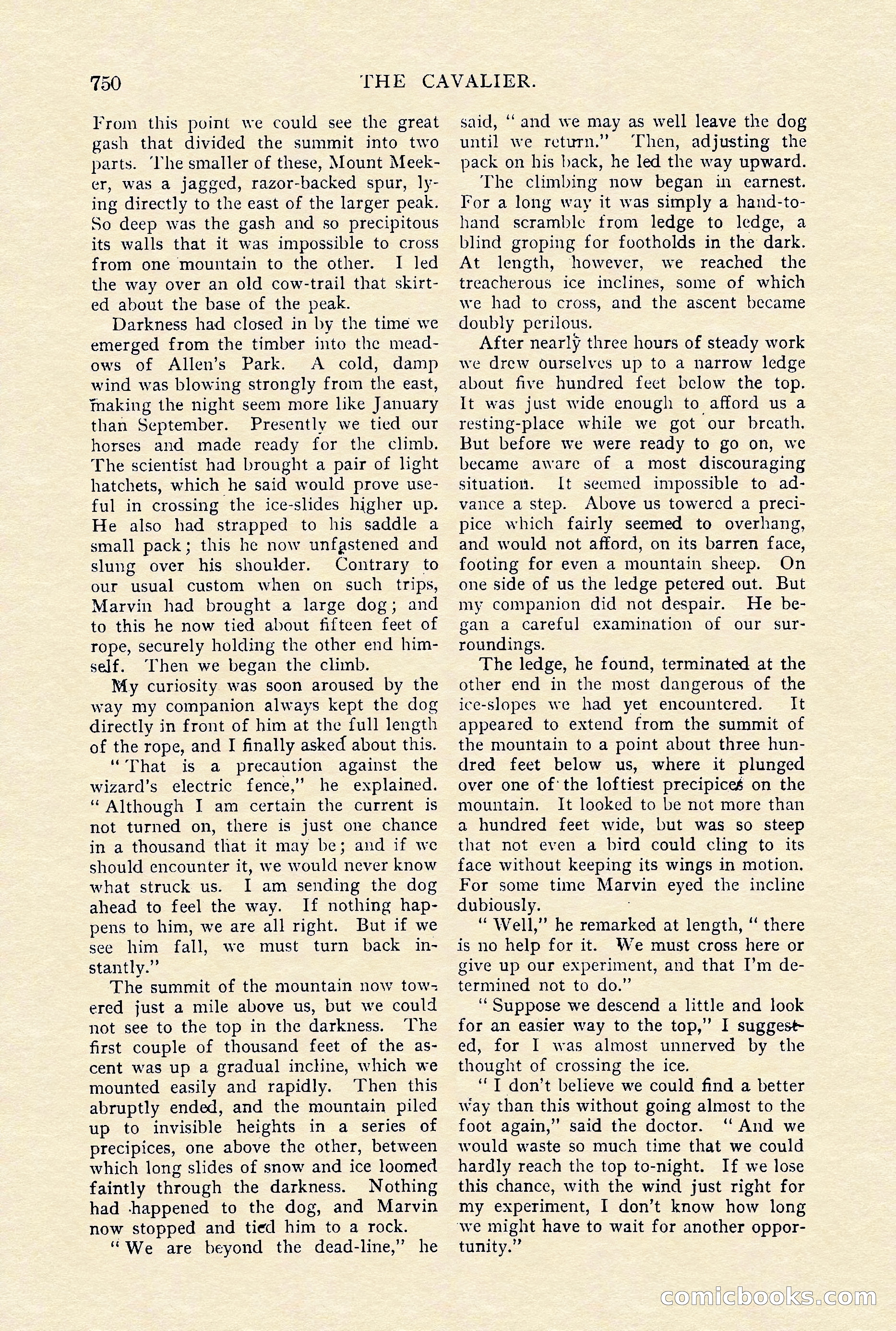 The Cavalier, January 1910 — page 174 of 204