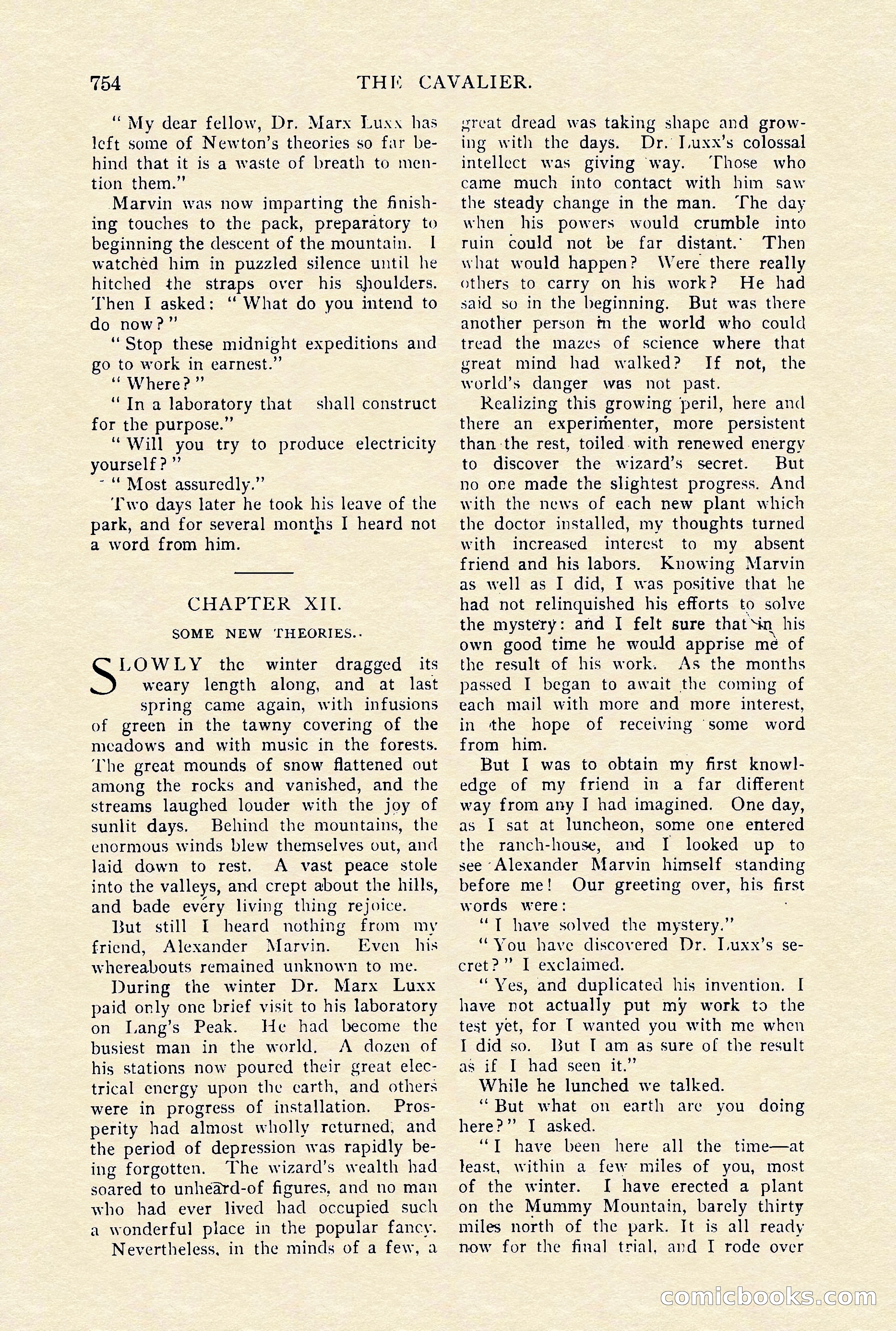 The Cavalier, January 1910 — page 178 of 204