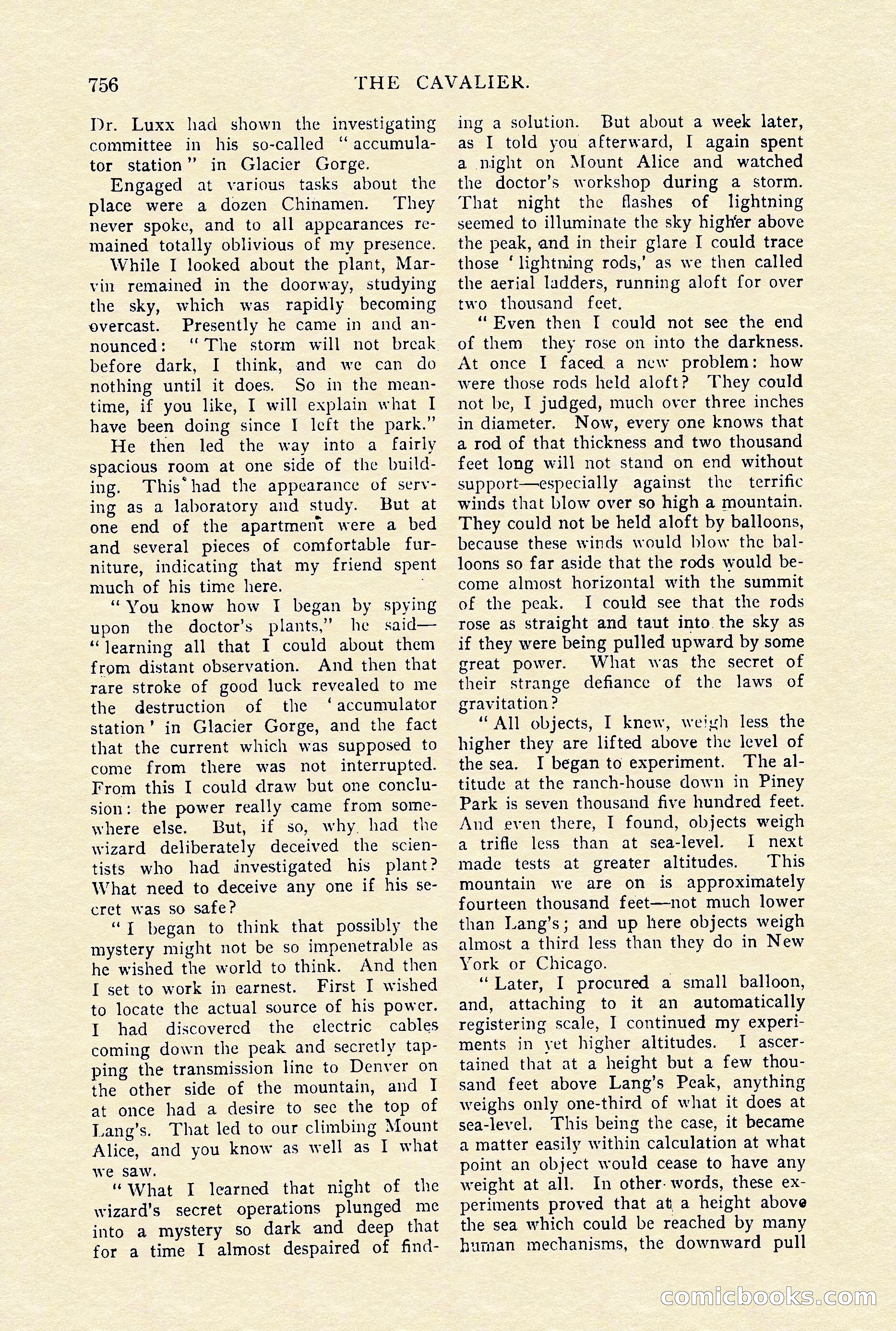 The Cavalier, January 1910 — page 180 of 204