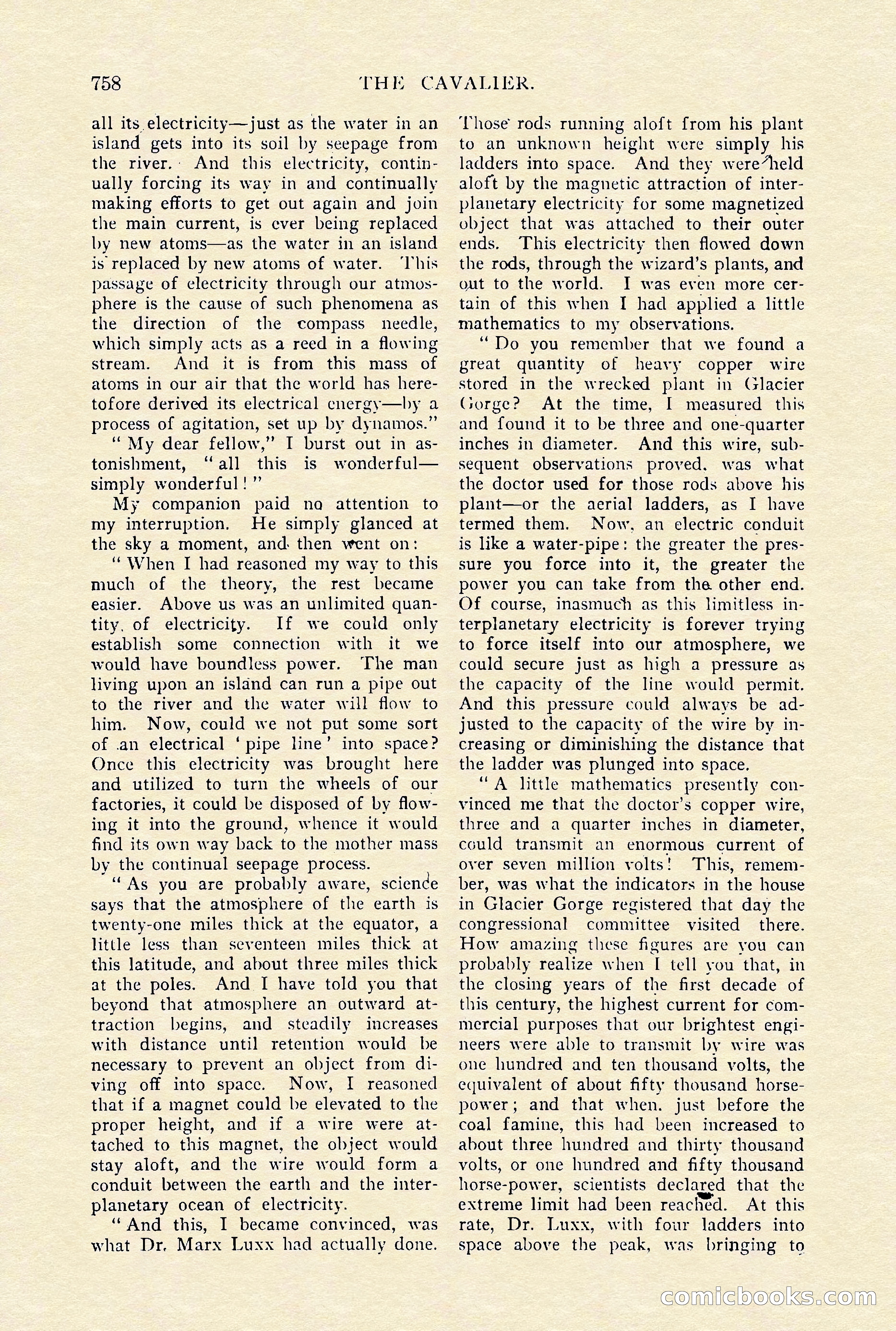 The Cavalier, January 1910 — page 182 of 204