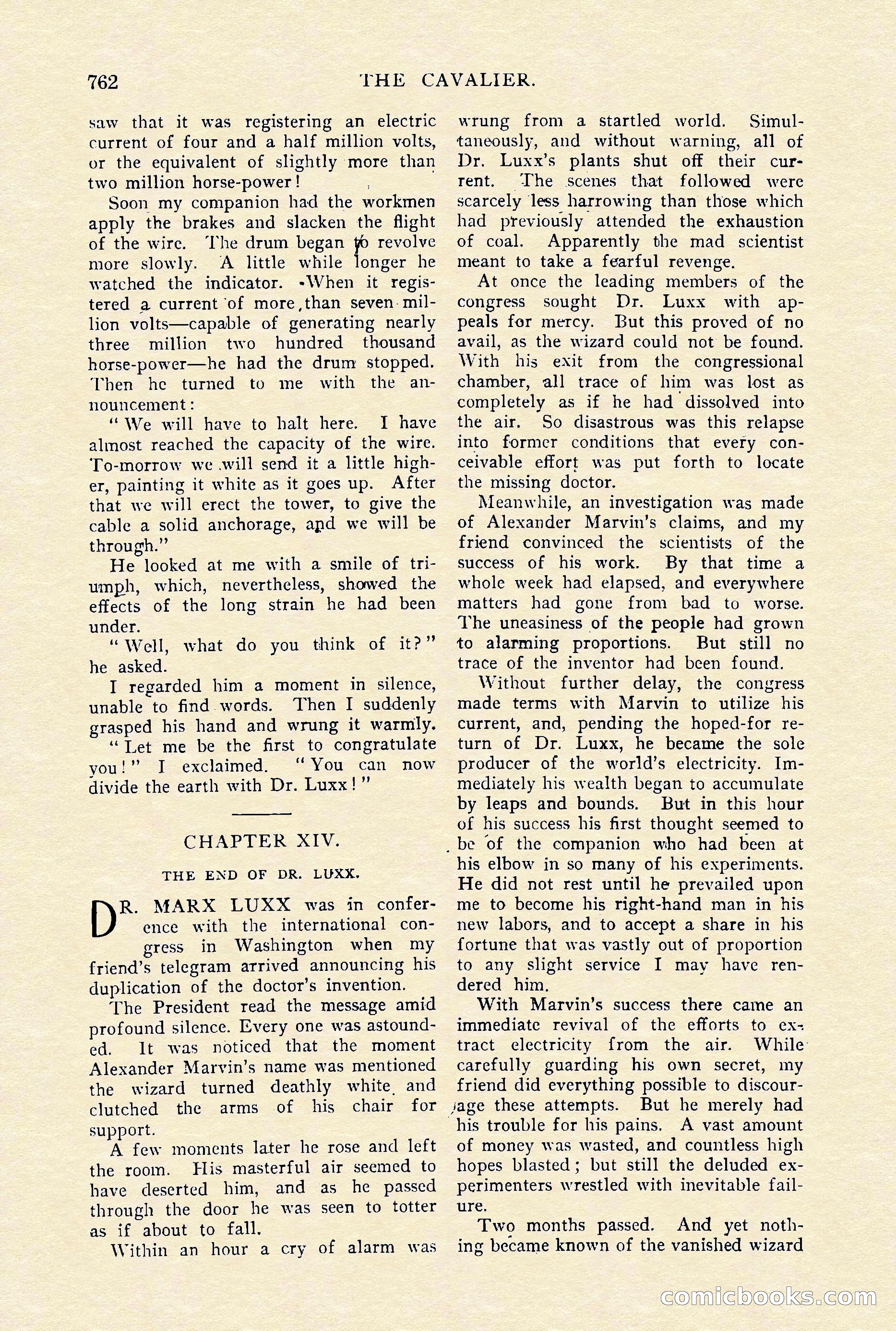 The Cavalier, January 1910 — page 186 of 204