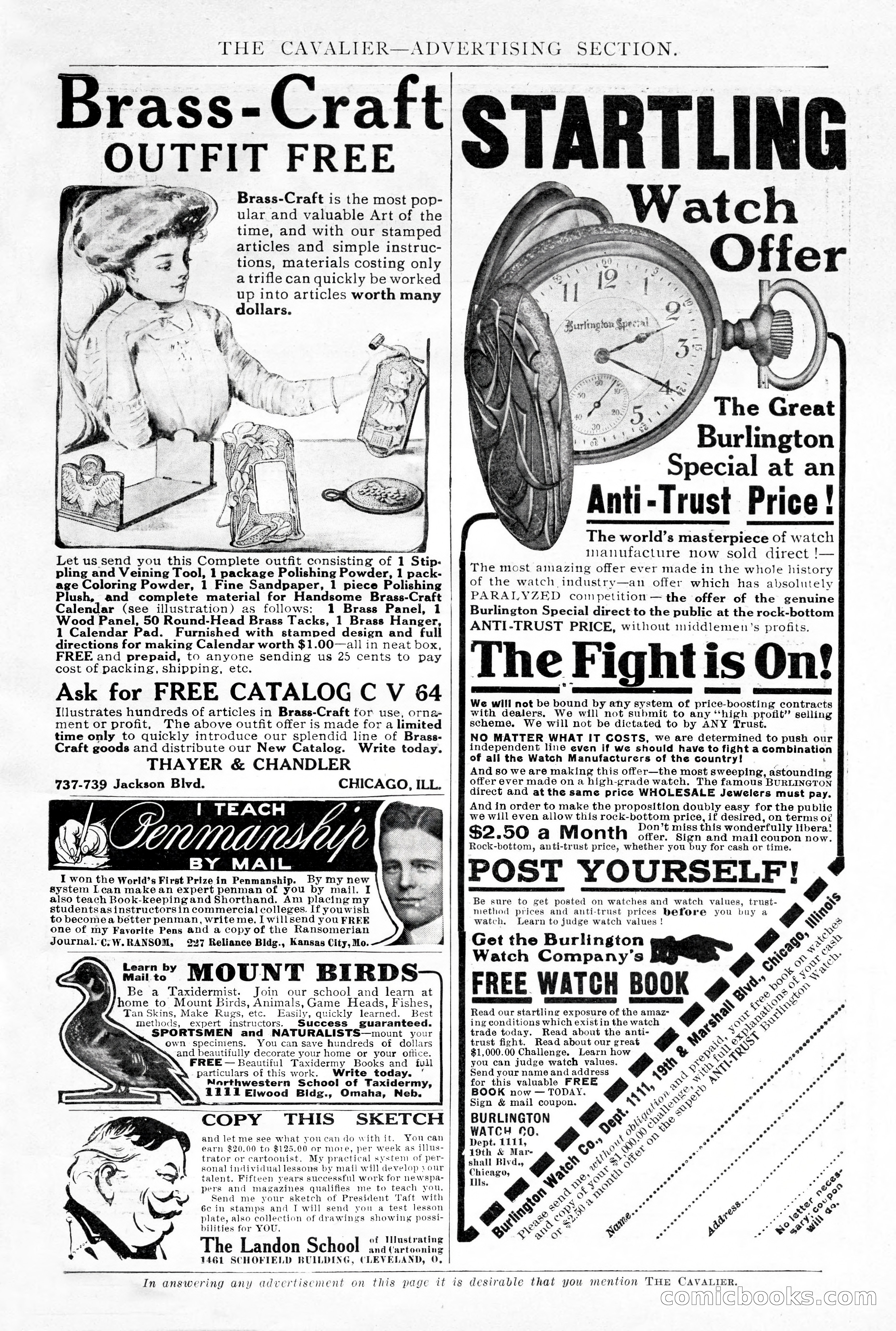 The Cavalier, January 1910 — page 197 of 204