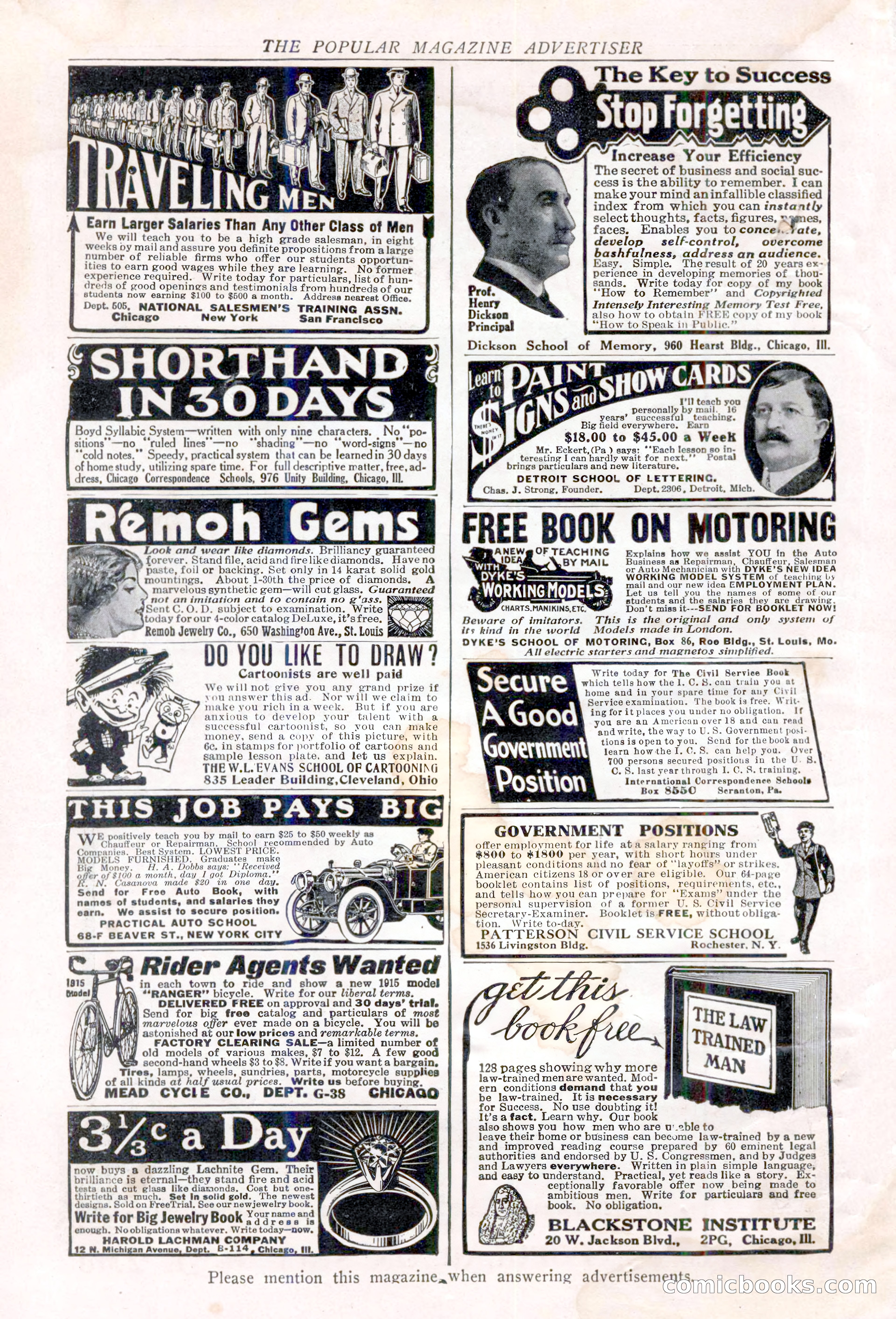 The Popular Magazine, Vol. 36, No. 6 — page 4 of 252