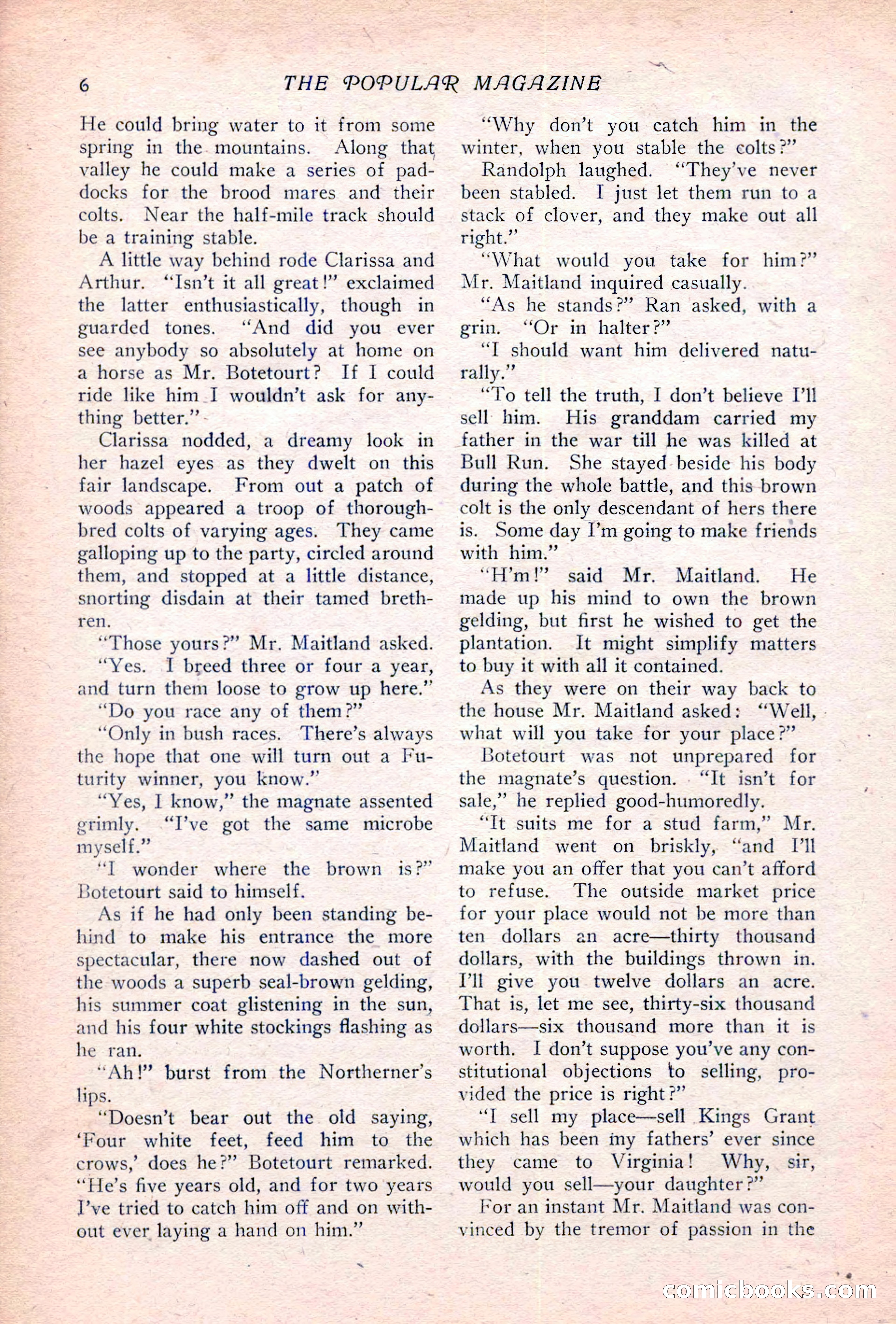 The Popular Magazine, Vol. 36, No. 6 — page 12 of 252