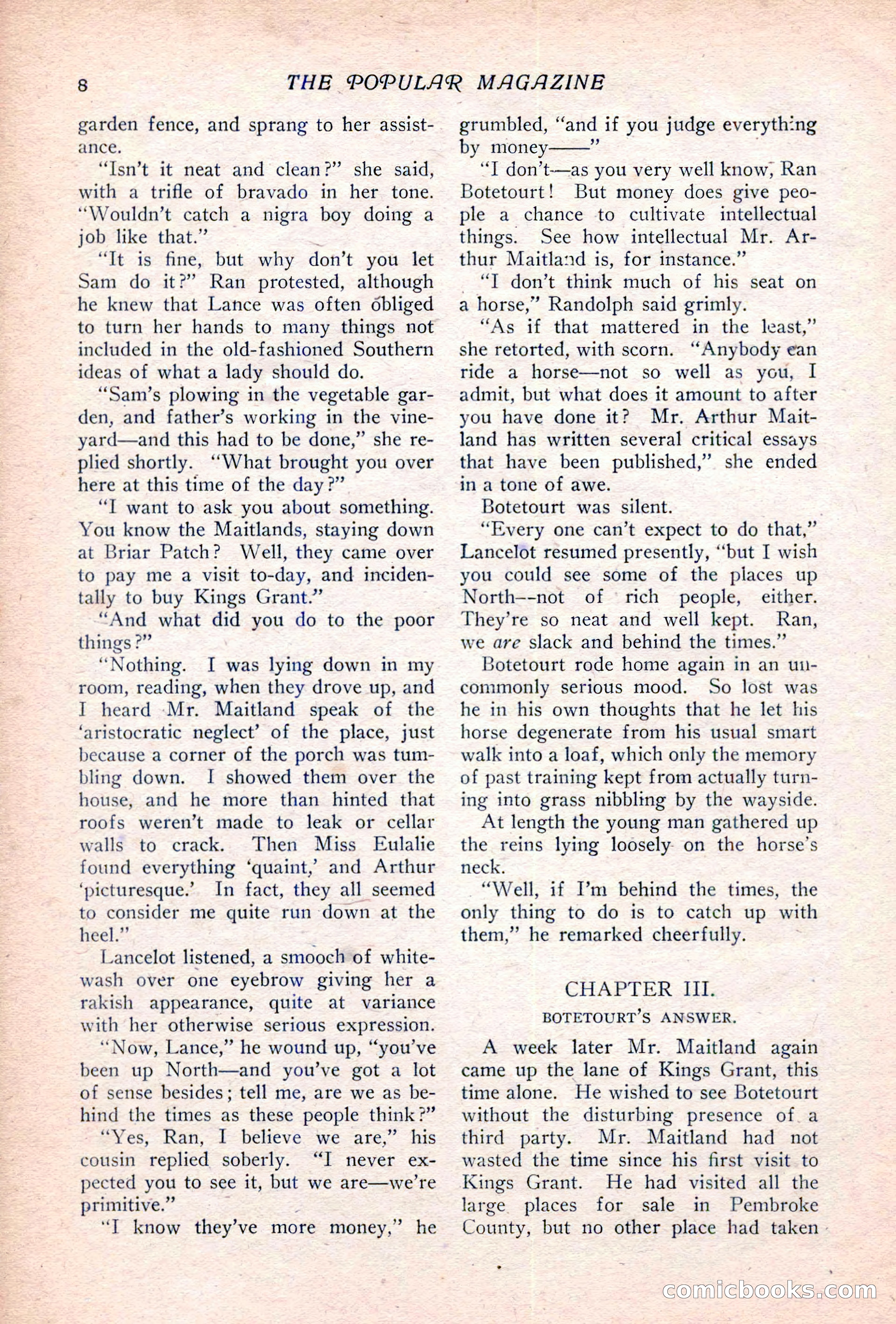 The Popular Magazine, Vol. 36, No. 6 — page 14 of 252